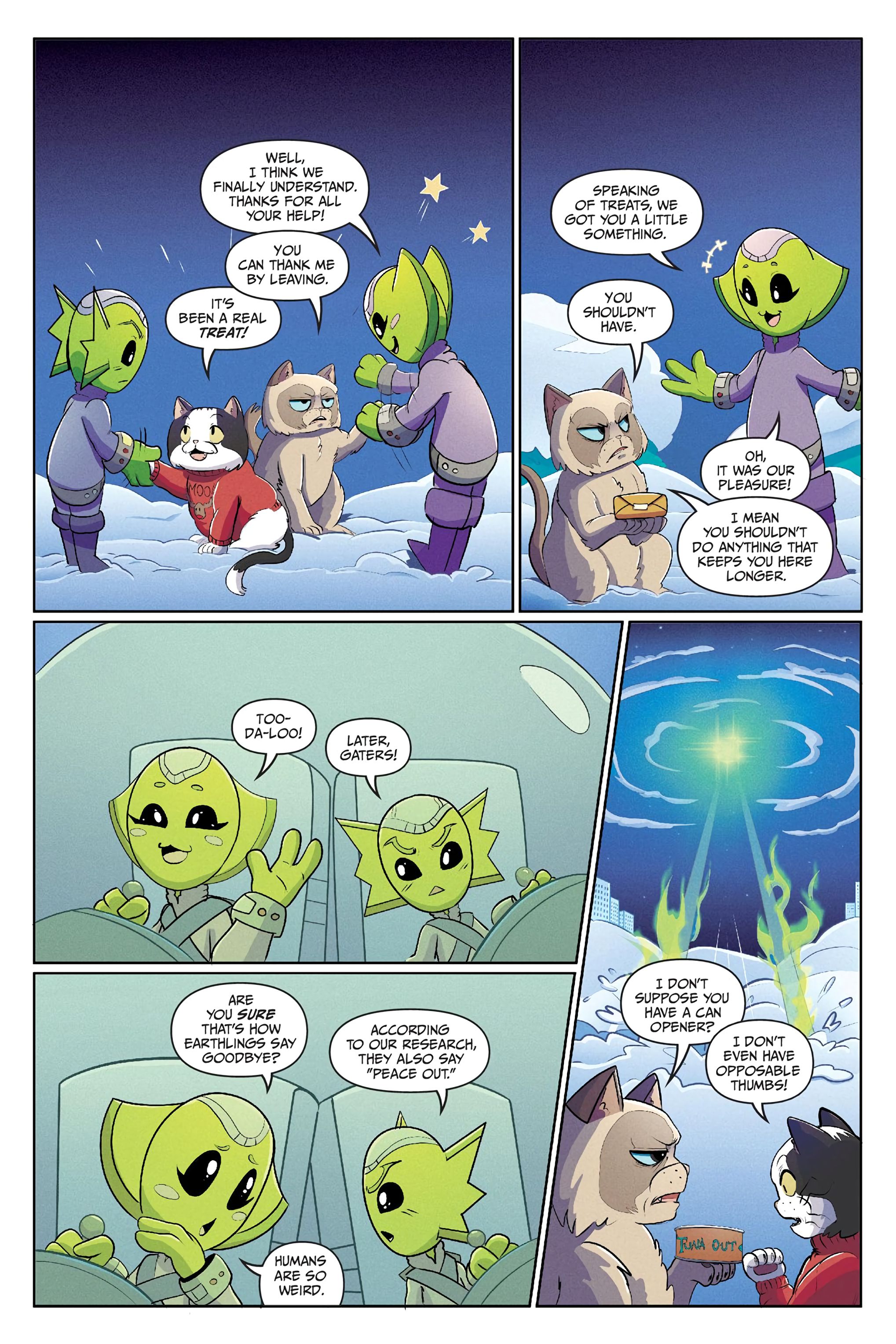 Read online Grumpy Cat: The Grumpus and Other Horrible Holiday Tales comic -  Issue # TPB - 81