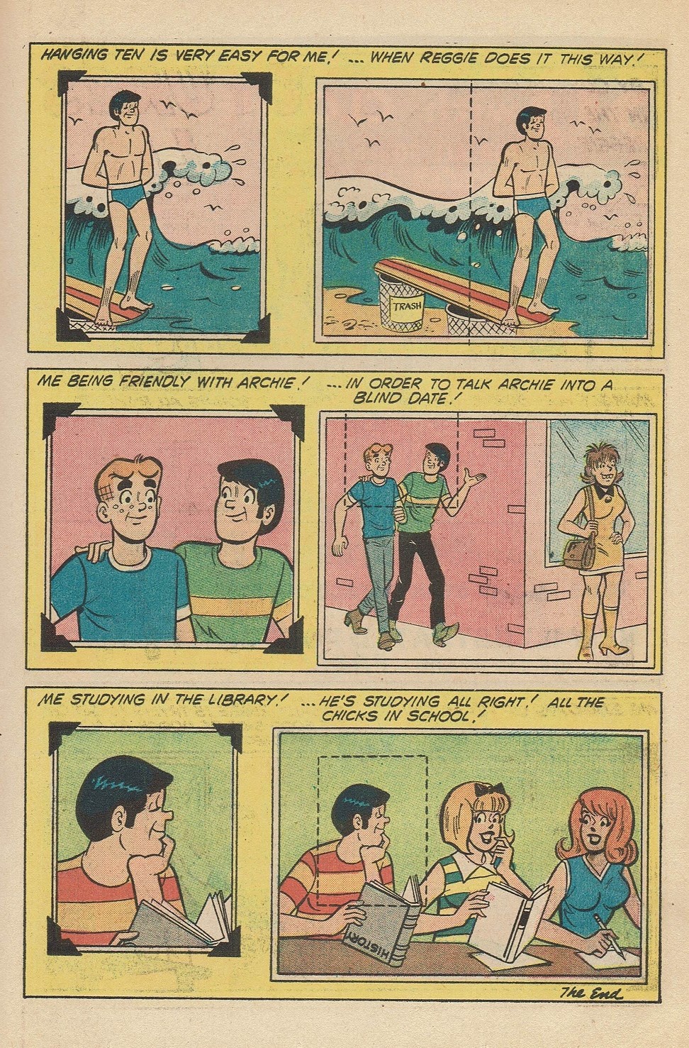 Read online Reggie's Wise Guy Jokes comic -  Issue #22 - 23