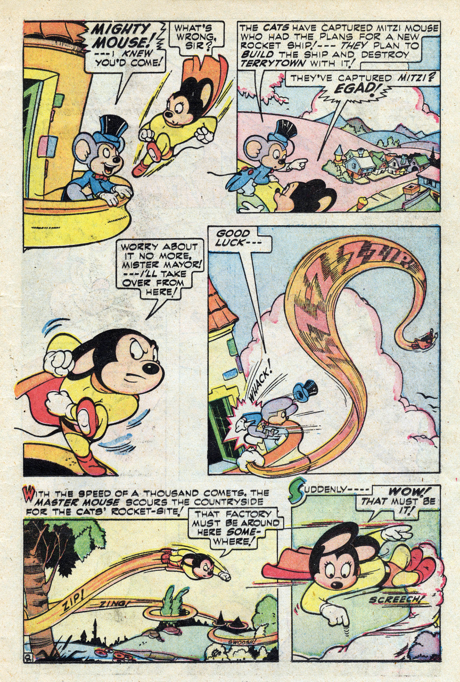 Read online Paul Terry's Mighty Mouse Comics comic -  Issue #3 - 12