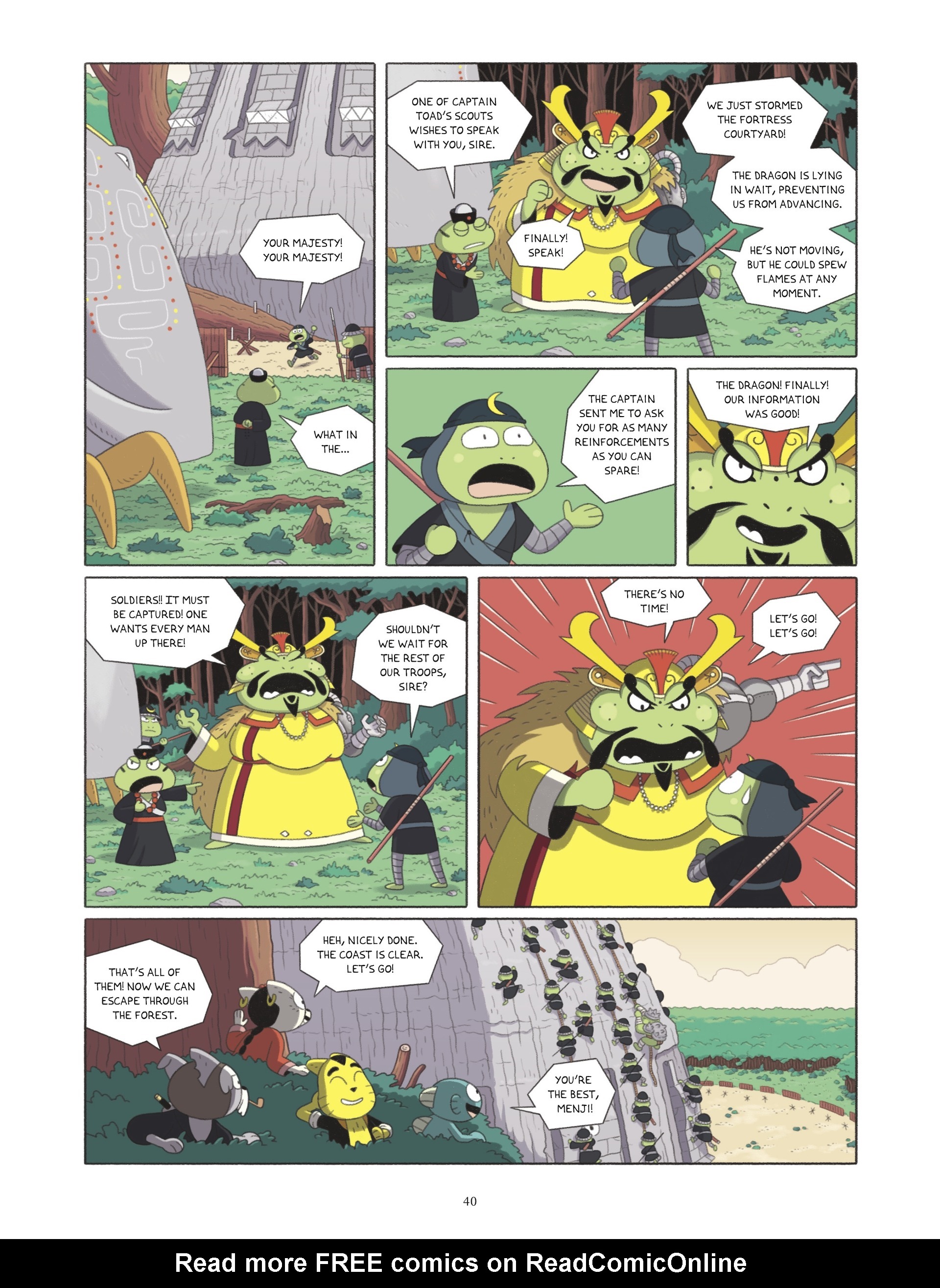 Read online Menji and the Ruins of Mount Mystery comic -  Issue # Full - 40