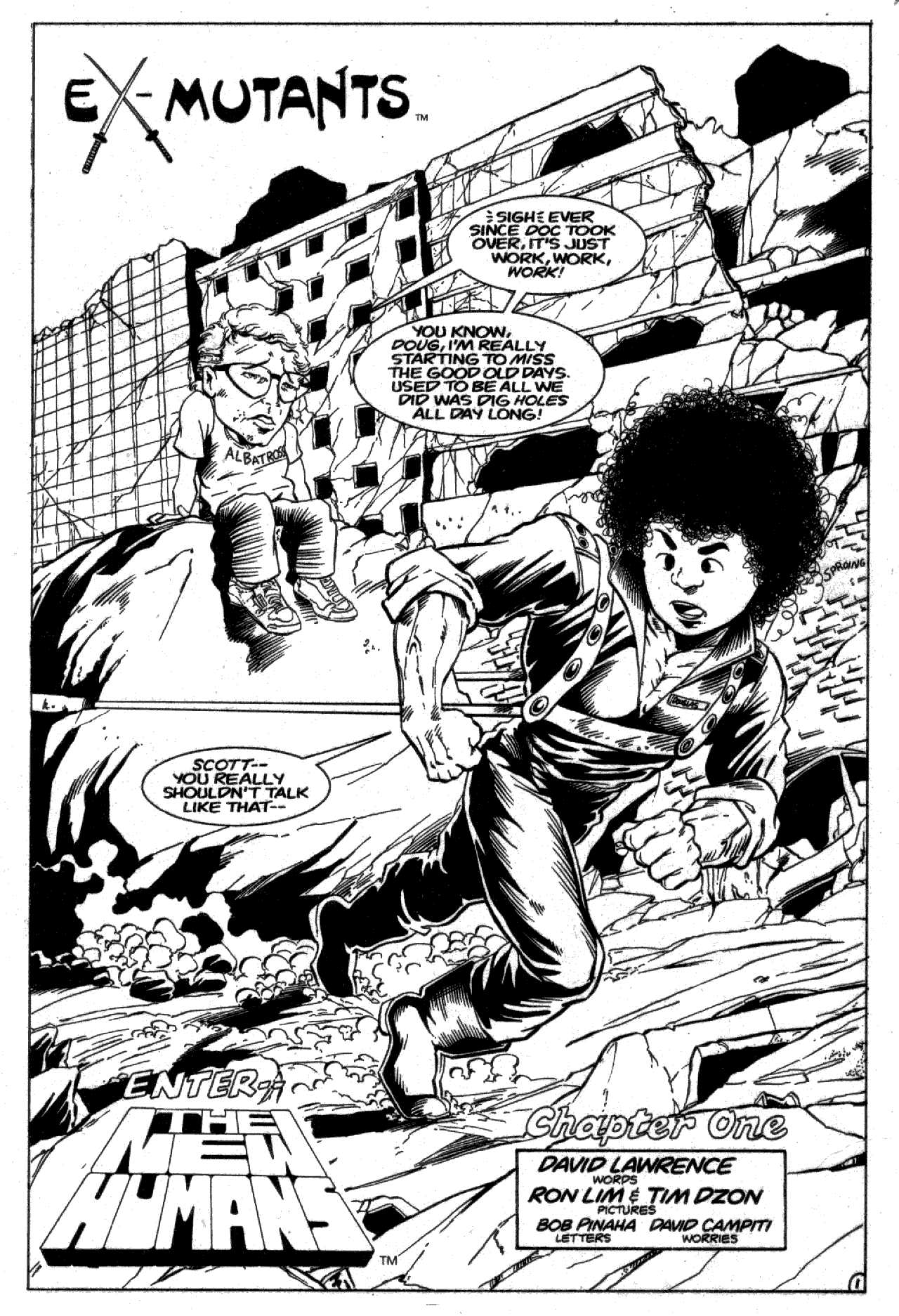 Read online Ex-Mutants (1986) comic -  Issue #5 - 4