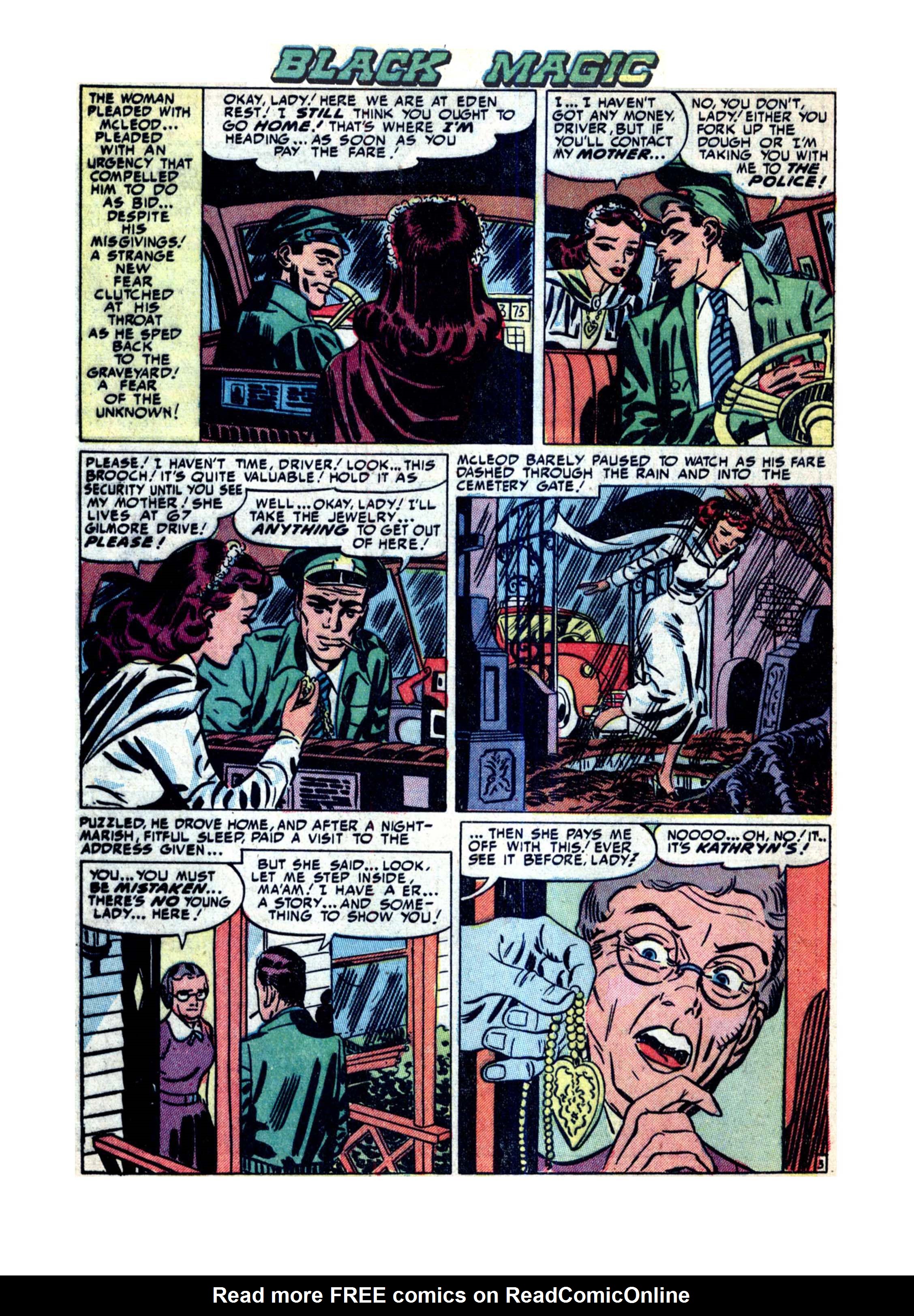 Read online Black Magic (1950) comic -  Issue #11 - 12