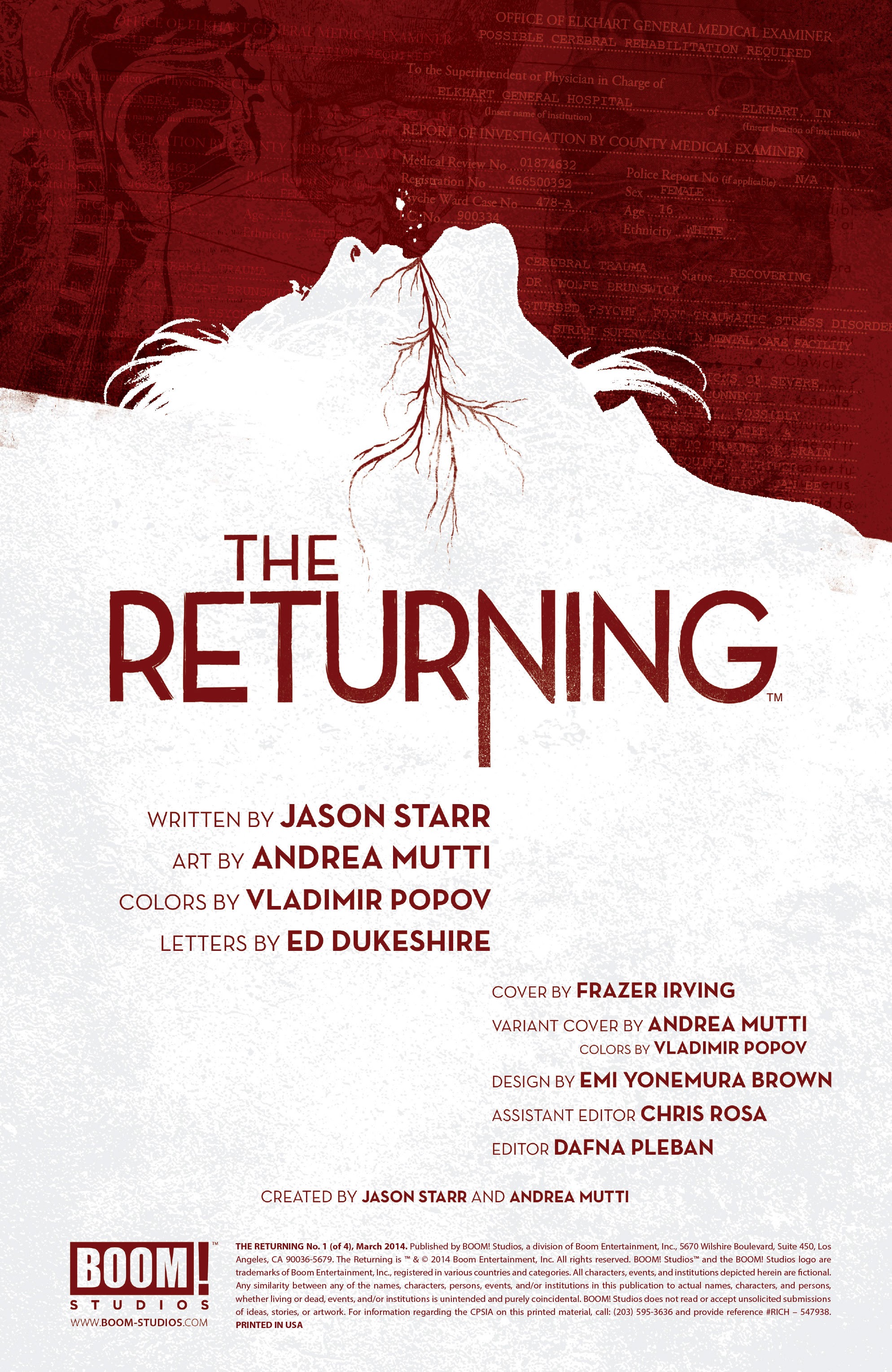 Read online The Returning comic -  Issue #1 - 3