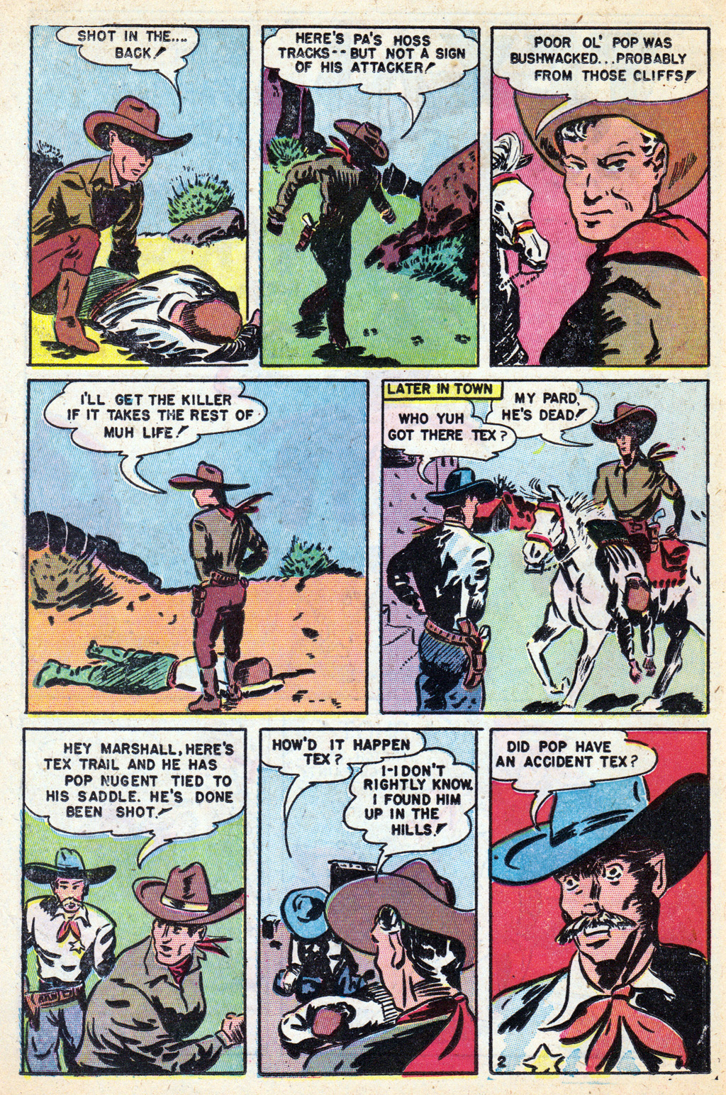 Read online Cowboy Western Comics (1948) comic -  Issue #17 - 12