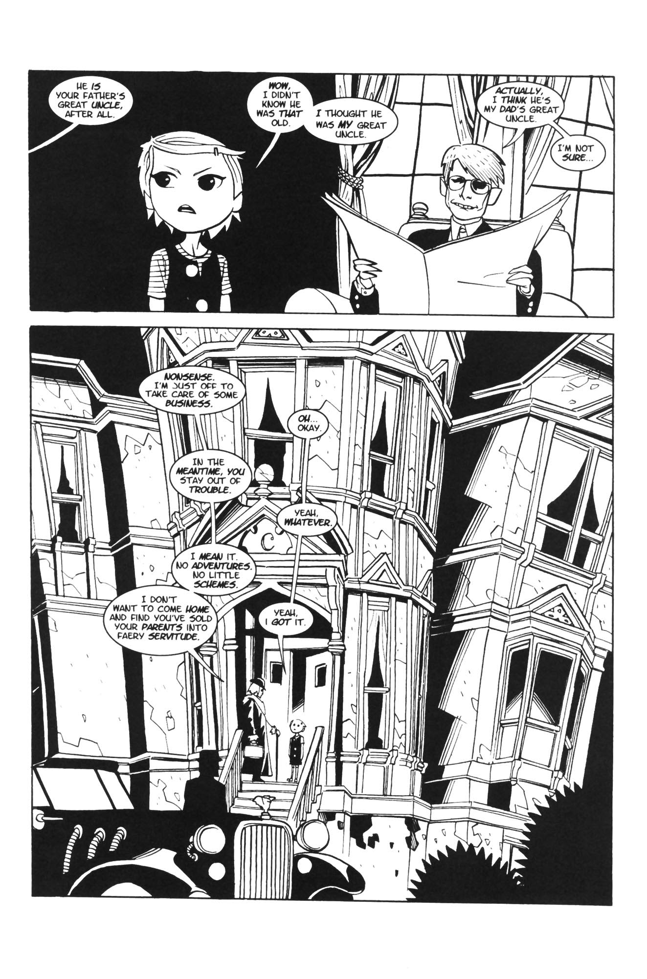 Read online Courtney Crumrin And The Night Things comic -  Issue #4 - 5