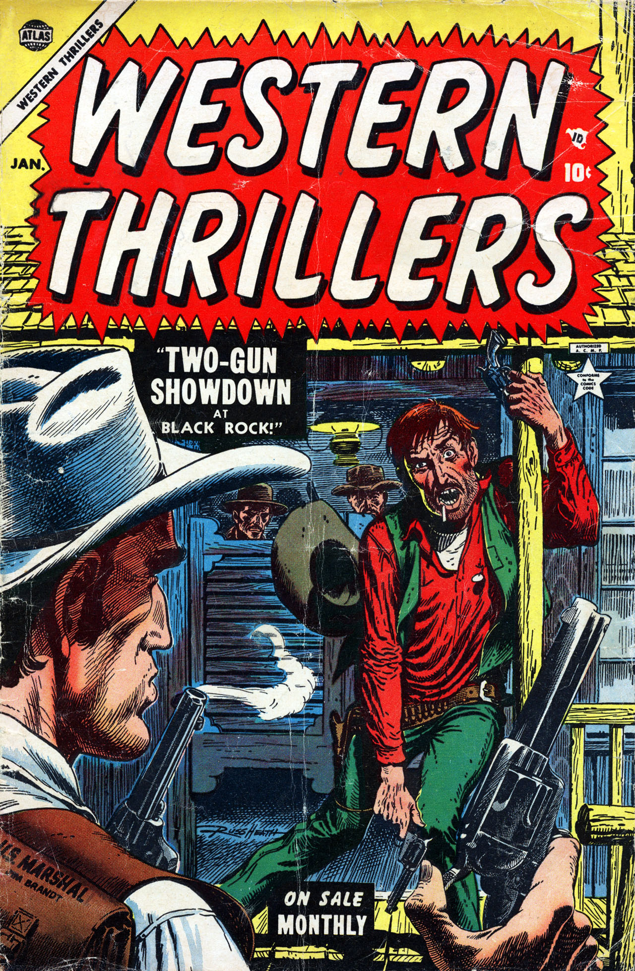 Read online Western Thrillers (1954) comic -  Issue #3 - 1