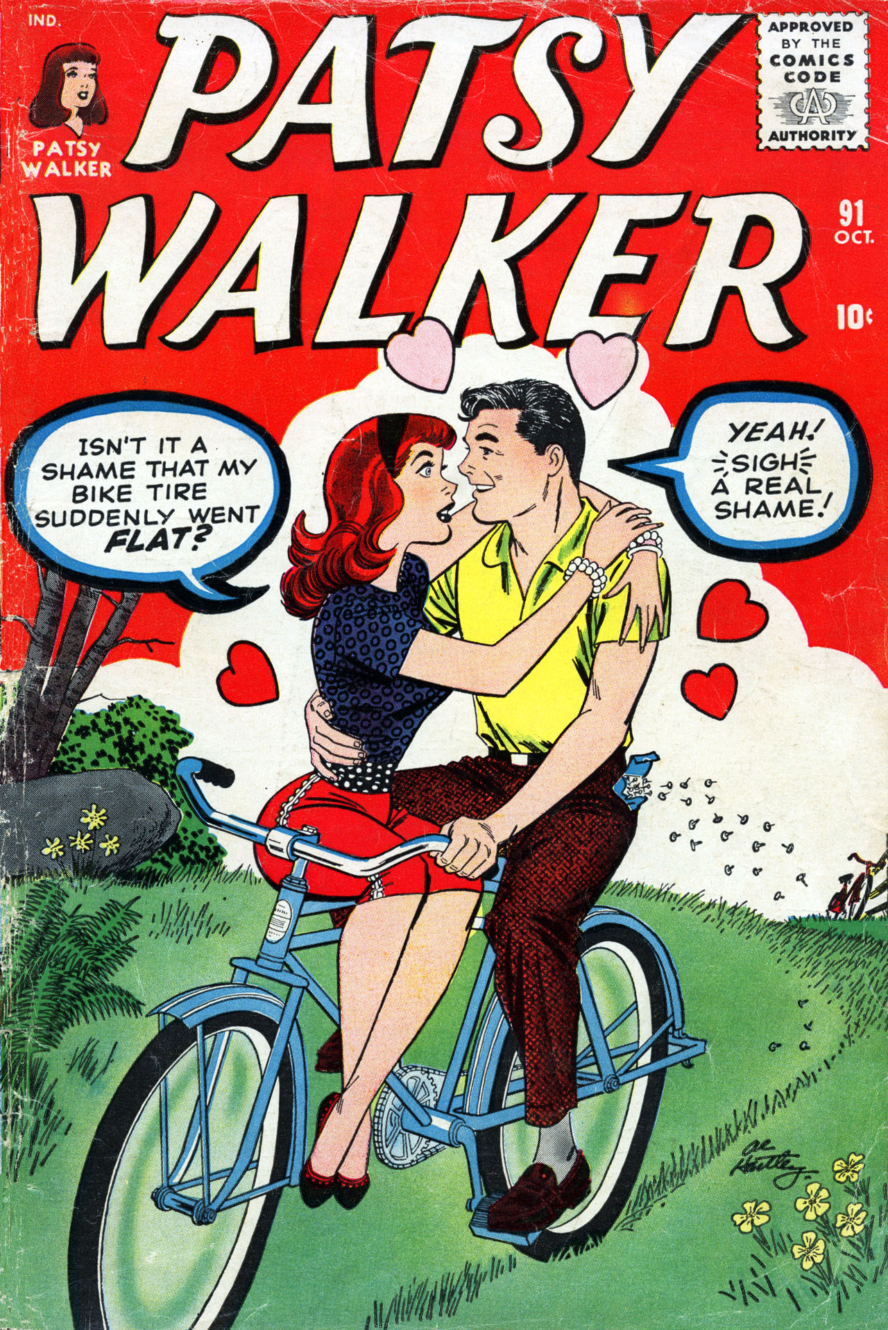 Read online Patsy Walker comic -  Issue #91 - 1