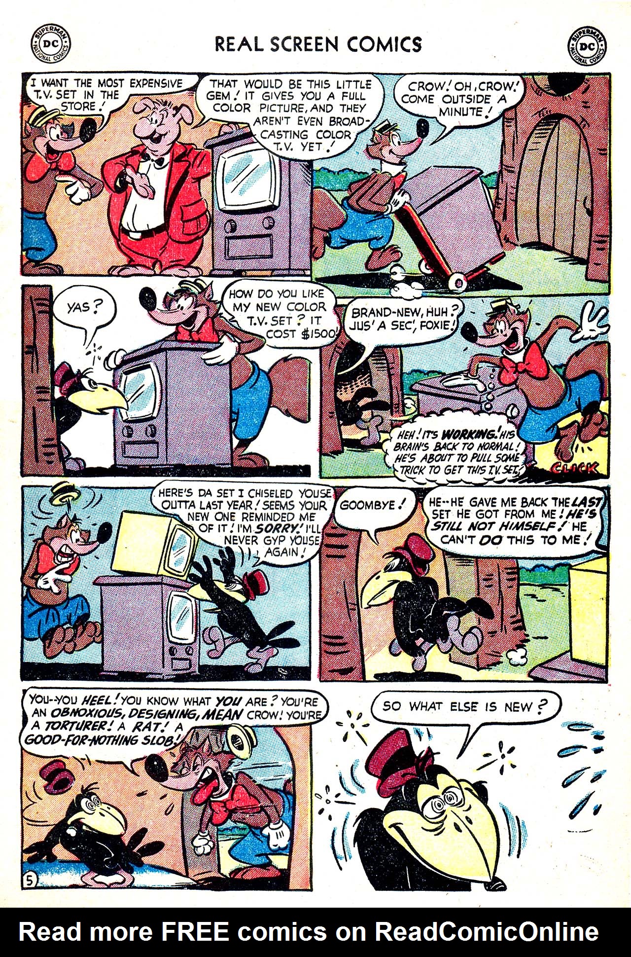 Read online Real Screen Comics comic -  Issue #69 - 7