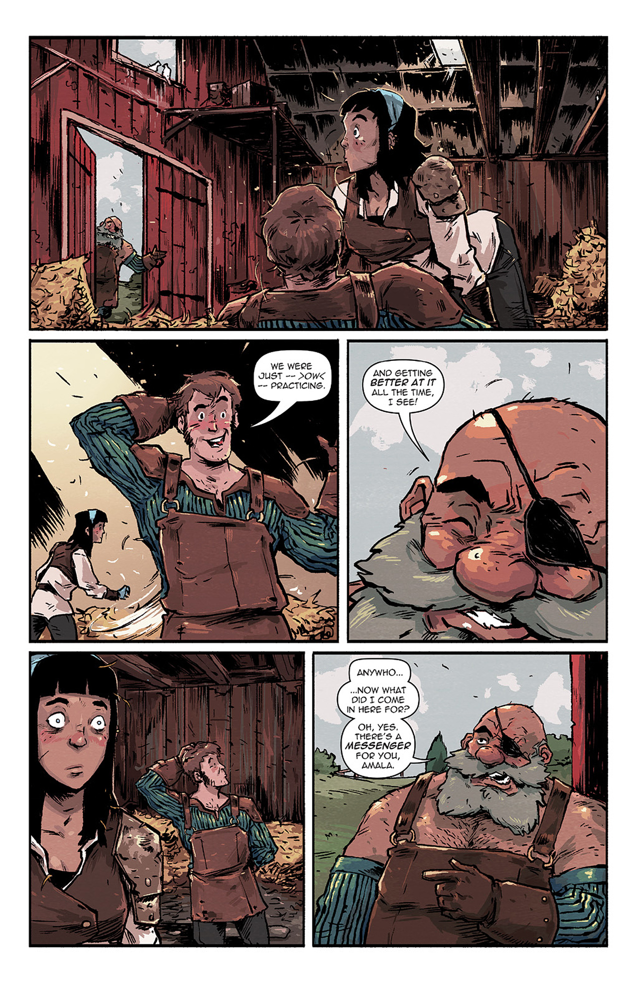 Read online Amala's Blade comic -  Issue #1 - 17