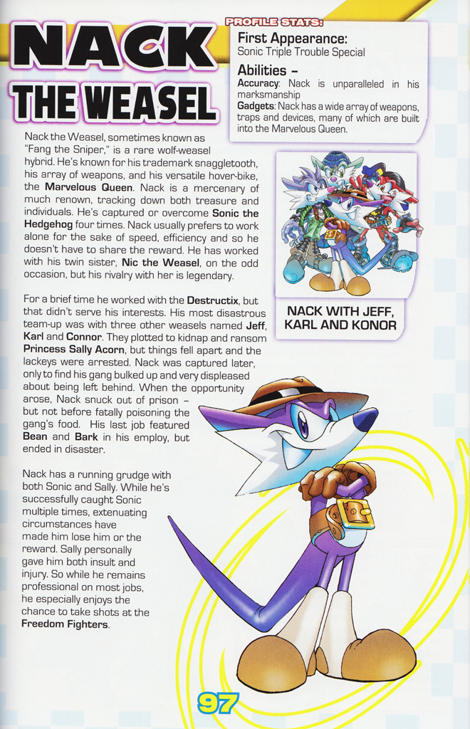 Read online Sonic the Hedgehog: The Complete Sonic Comic Encyclopedia comic -  Issue # TPB - 99