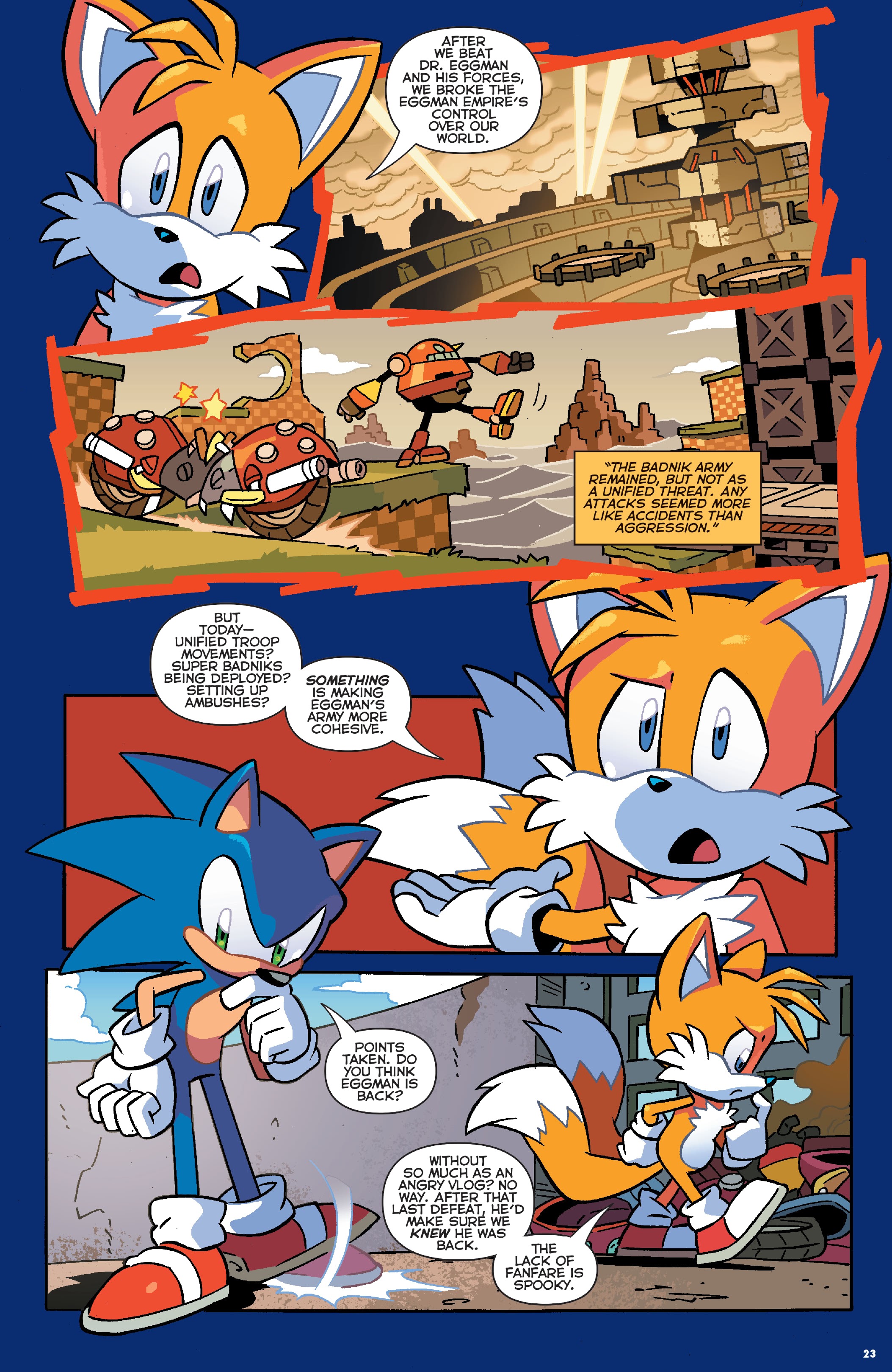 Read online Sonic the Hedgehog (2018) comic -  Issue # _The IDW Collection 1 (Part 1) - 23