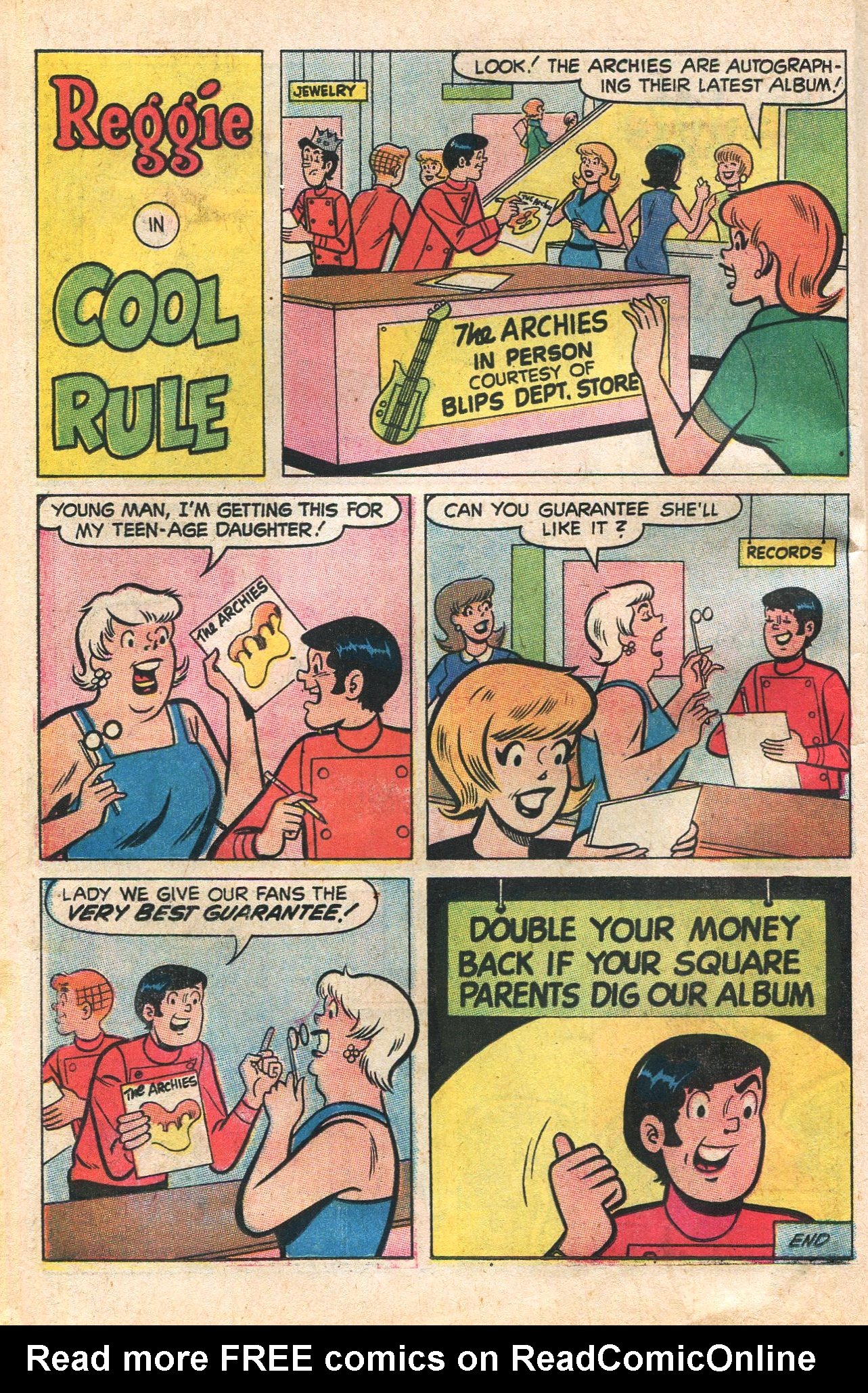 Read online Reggie's Wise Guy Jokes comic -  Issue #7 - 10