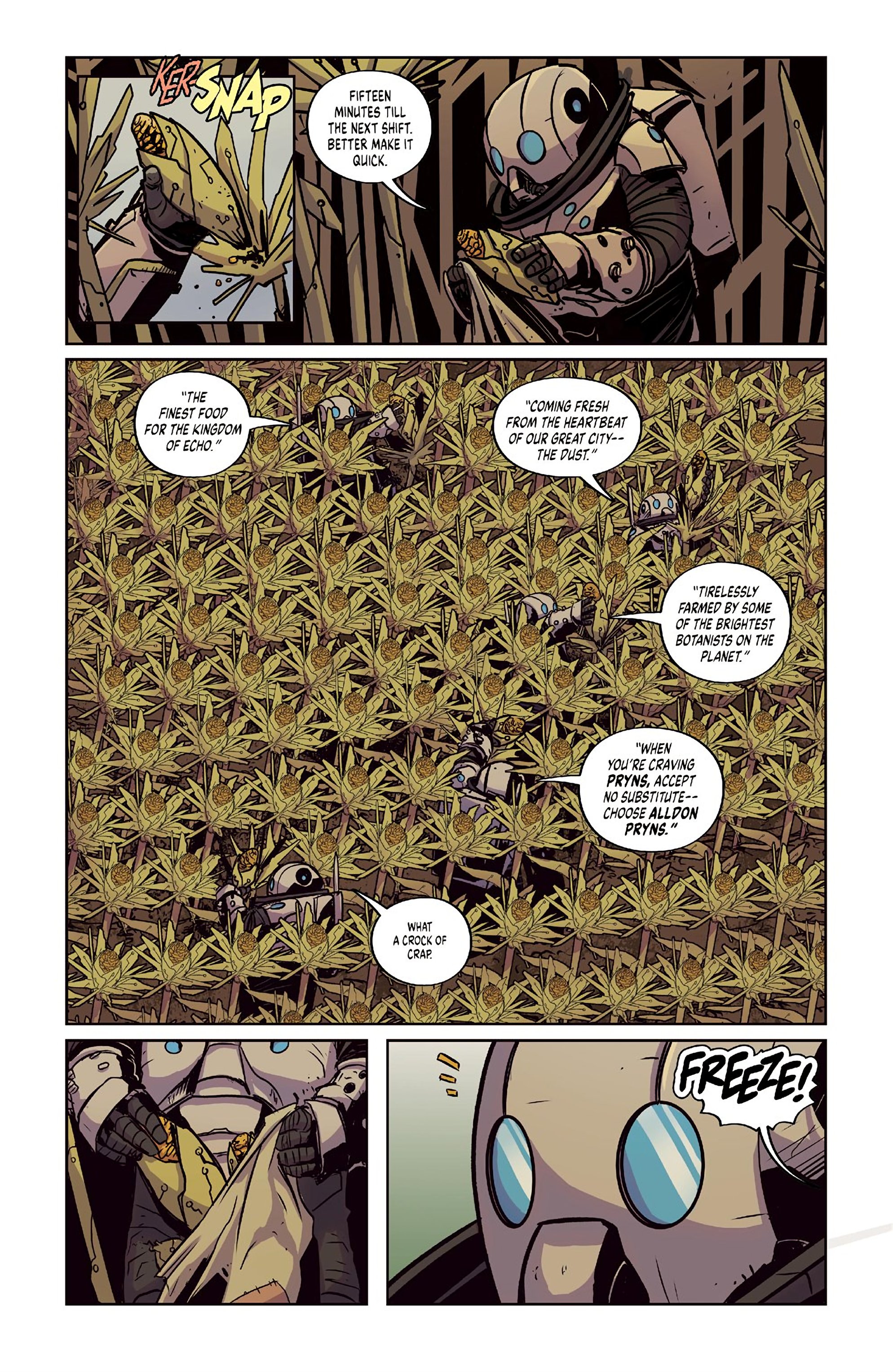 Read online Dust comic -  Issue #1 - 5