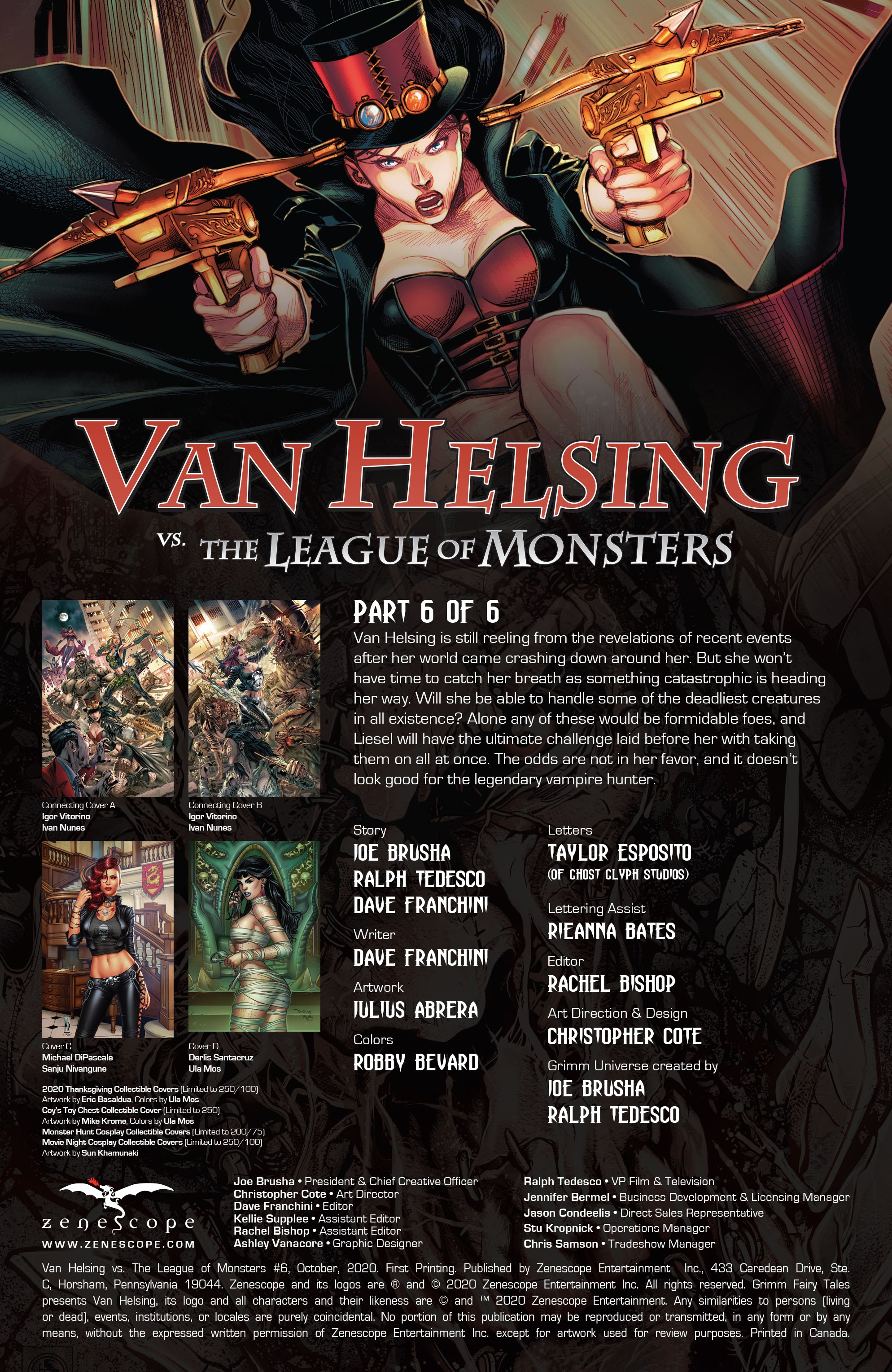 Read online Van Helsing vs The League of Monsters comic -  Issue #6 - 2