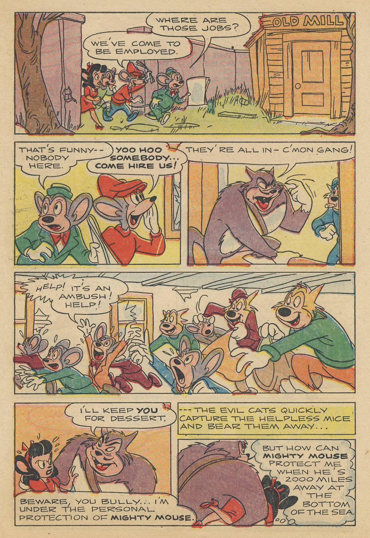 Read online Paul Terry's Mighty Mouse Comics comic -  Issue #45 - 7