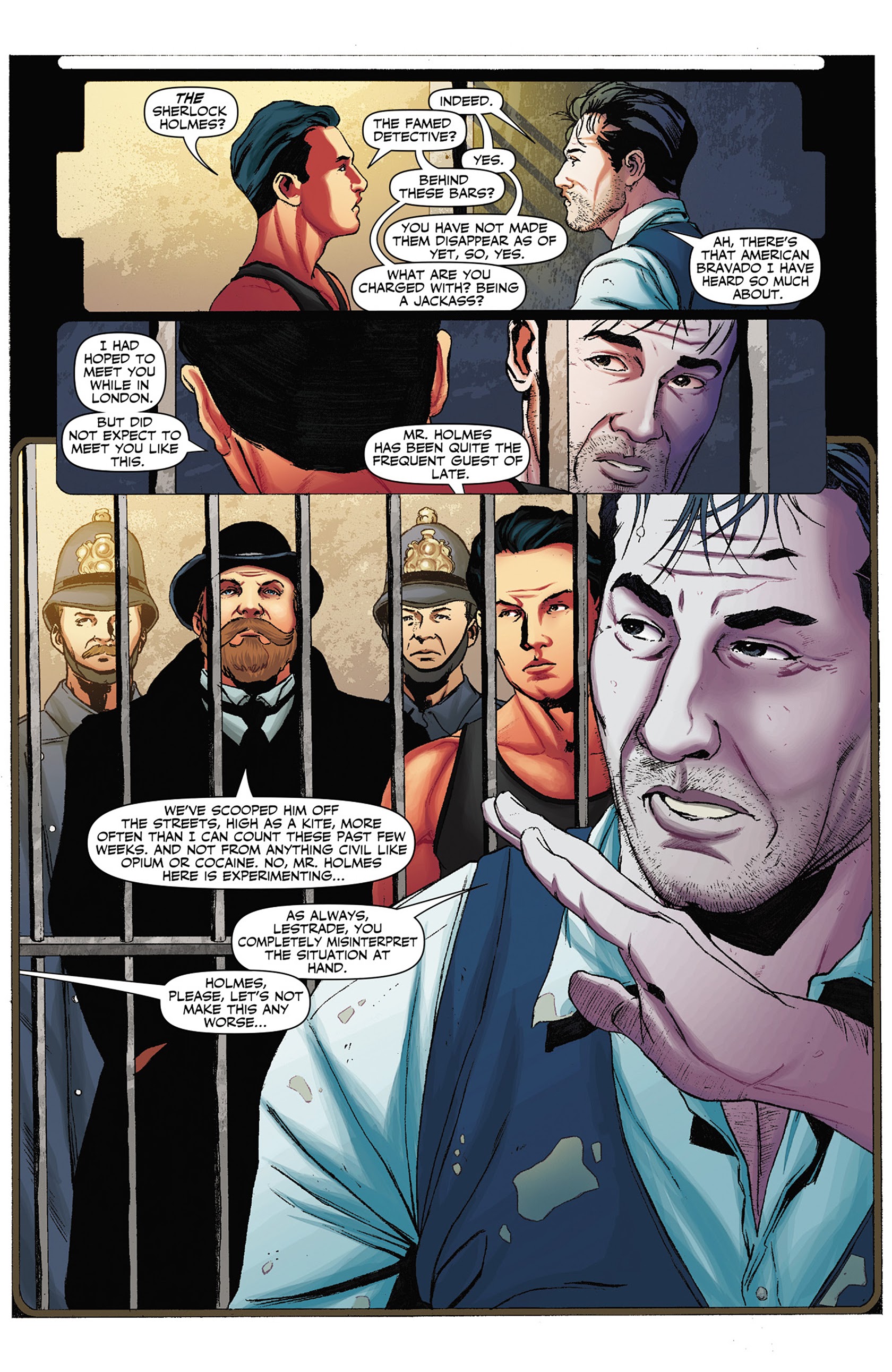 Read online Sherlock Holmes vs. Harry Houdini comic -  Issue #1 - 12