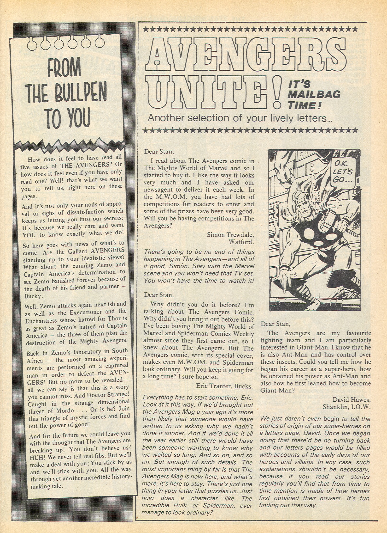 Read online The Avengers (1973) comic -  Issue #5 - 16