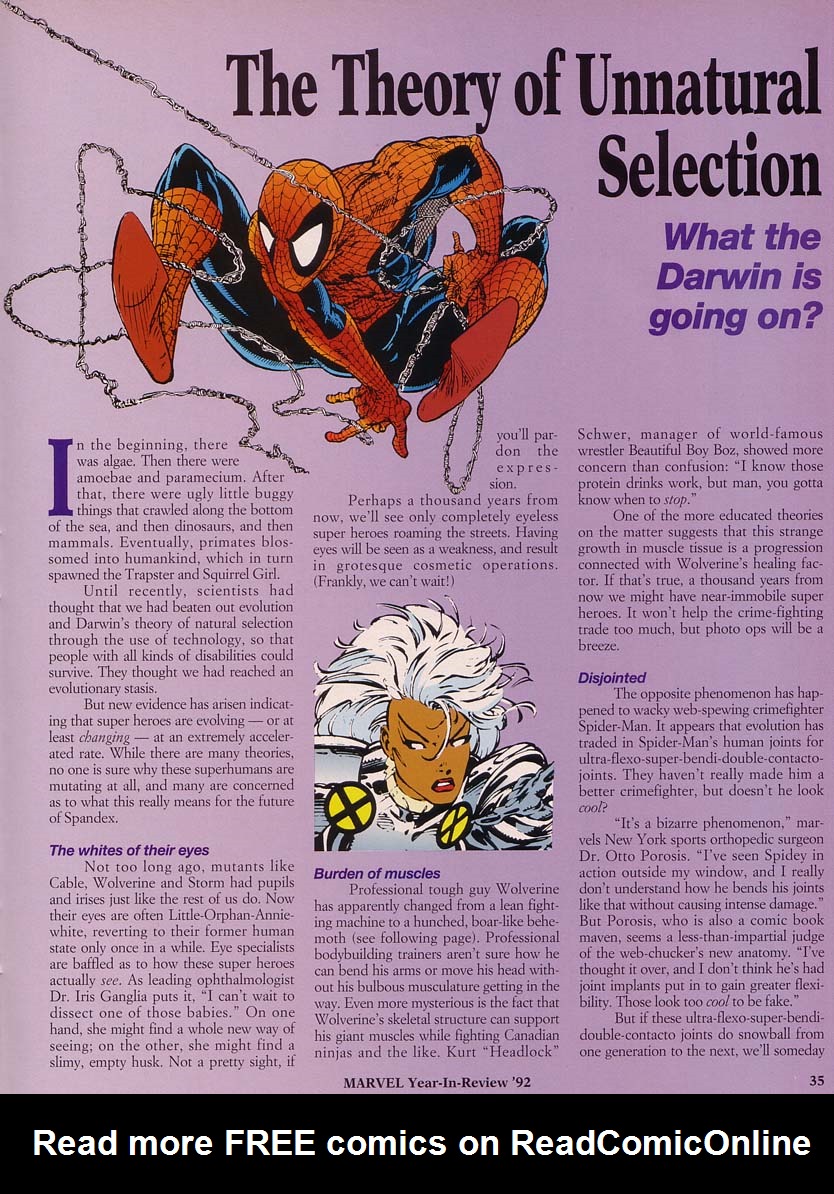 Read online Marvel: The Year-in-Review comic -  Issue #4 - 37