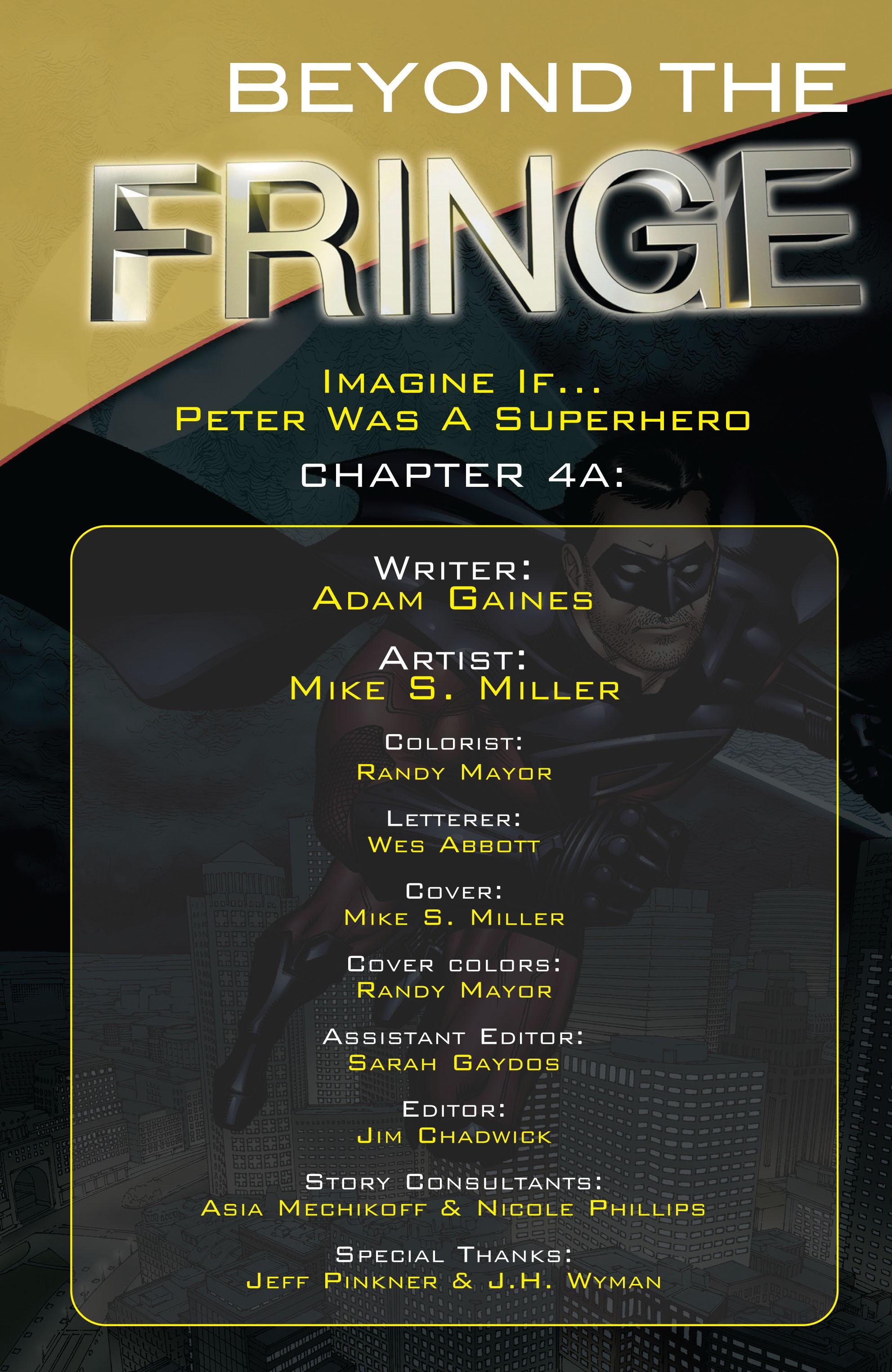 Read online Beyond The Fringe comic -  Issue #4A - 2