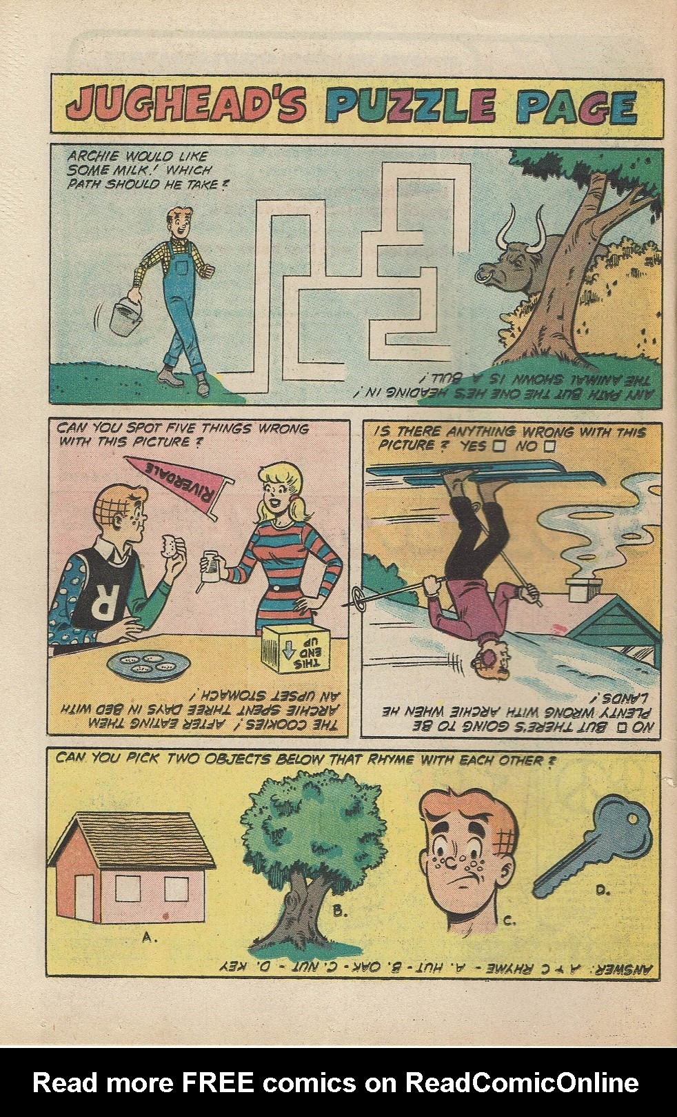 Read online Jughead's Jokes comic -  Issue #31 - 29