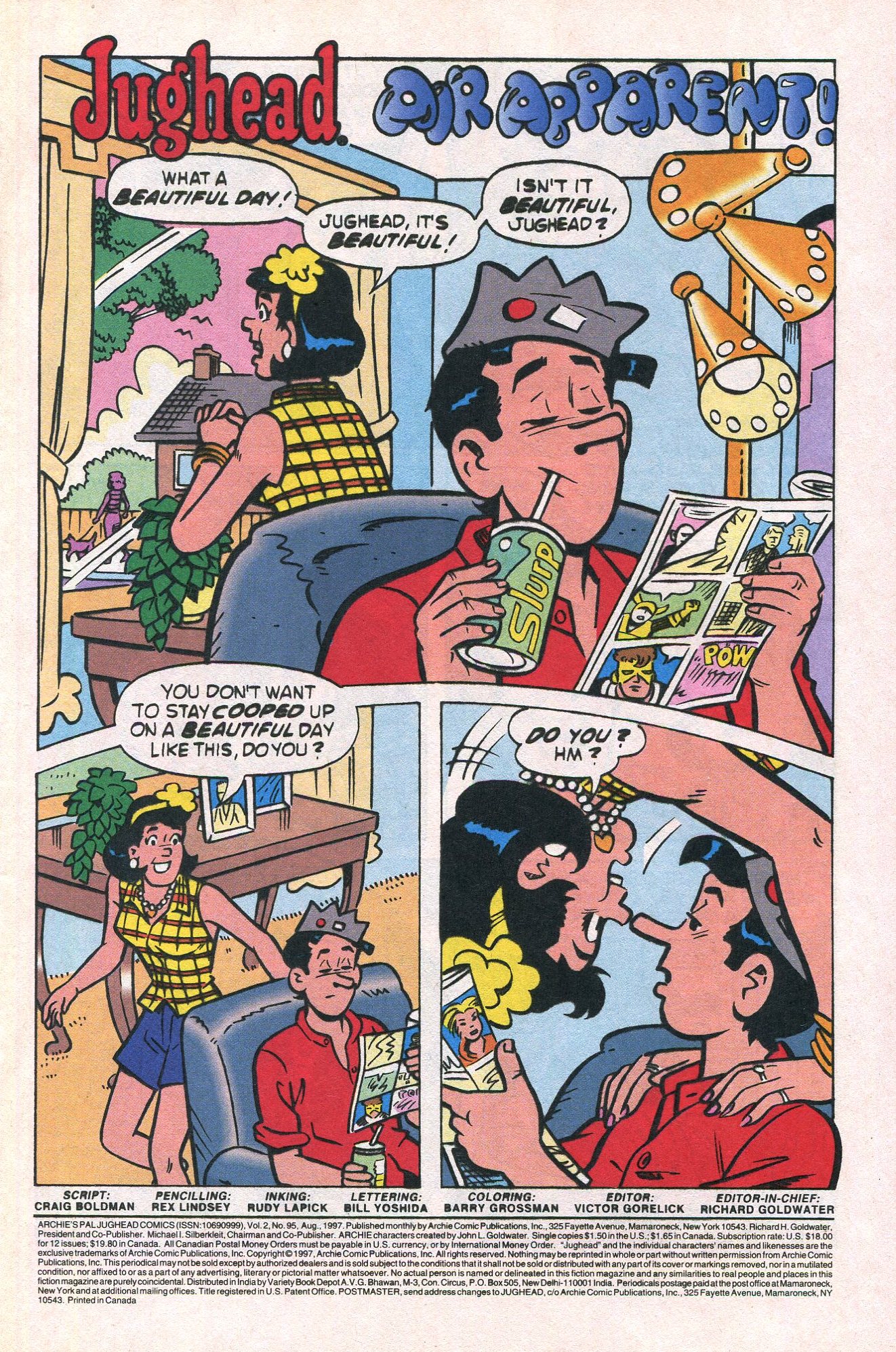 Read online Archie's Pal Jughead Comics comic -  Issue #95 - 3