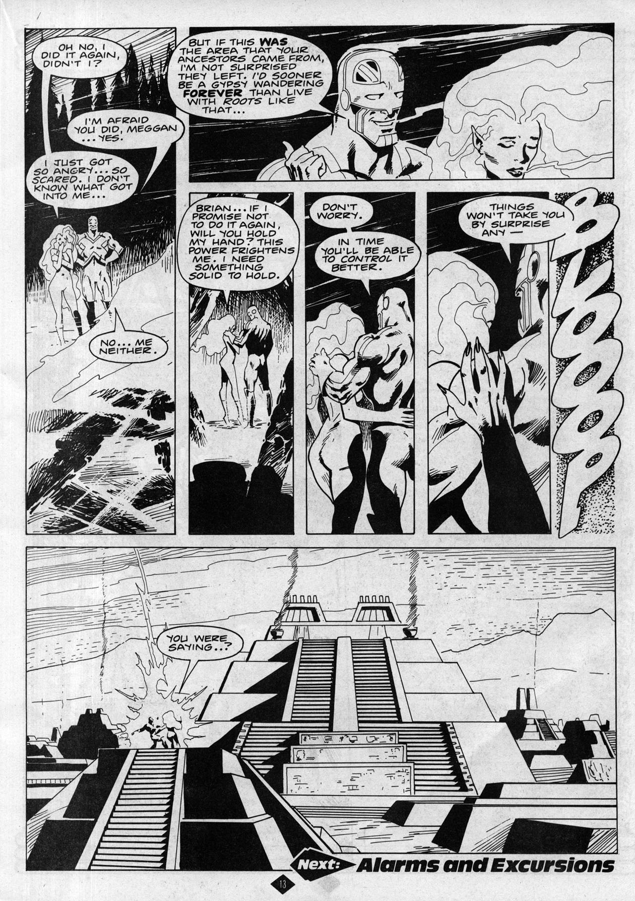 Read online Captain Britain (1985) comic -  Issue #11 - 13