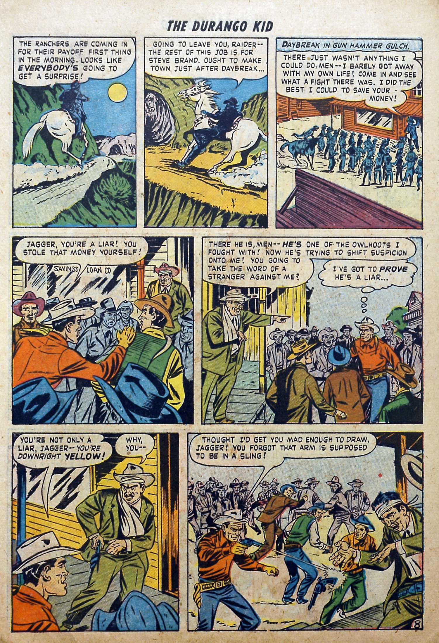 Read online Charles Starrett as The Durango Kid comic -  Issue #1 - 10