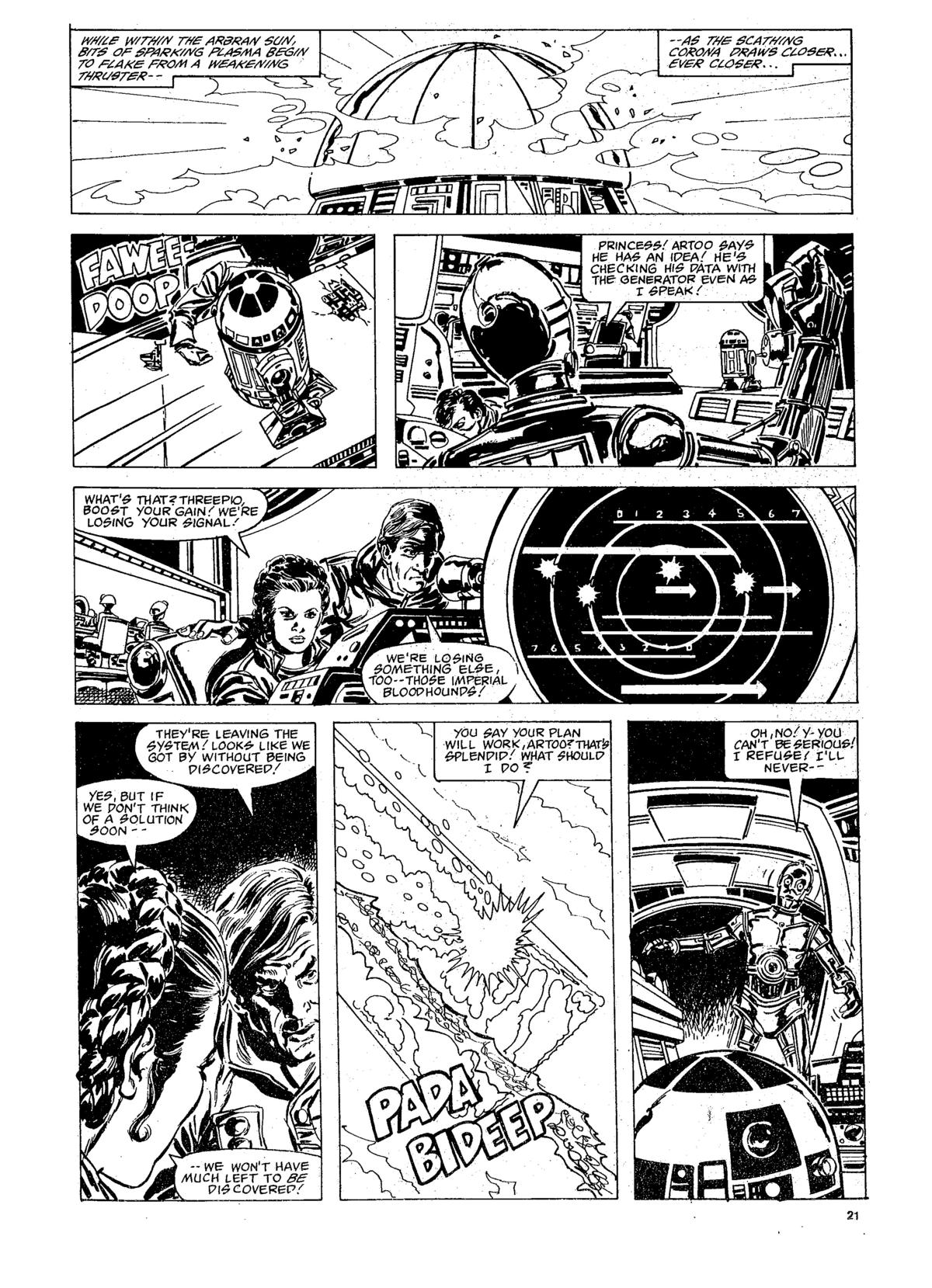 Read online Star Wars Weekly comic -  Issue #158 - 21