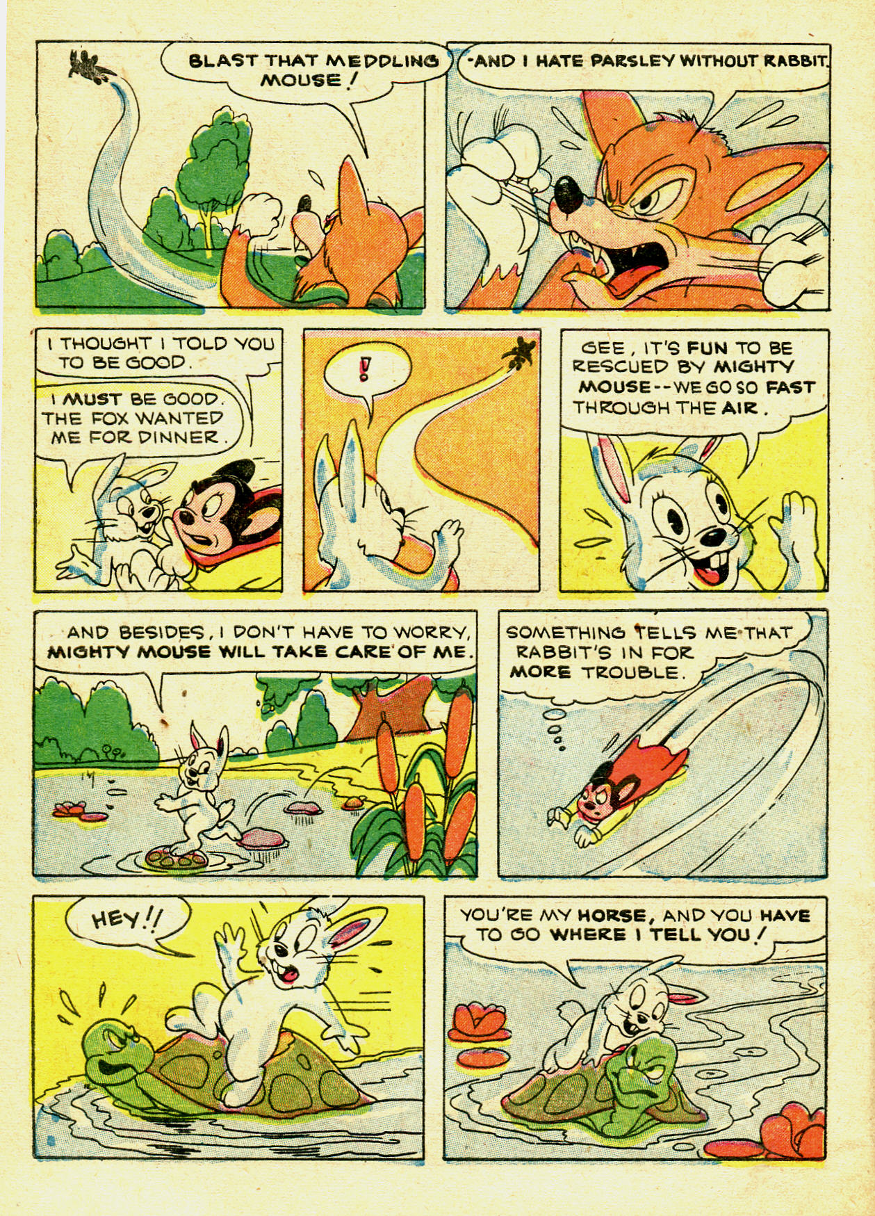 Read online Paul Terry's Mighty Mouse Comics comic -  Issue #30 - 6
