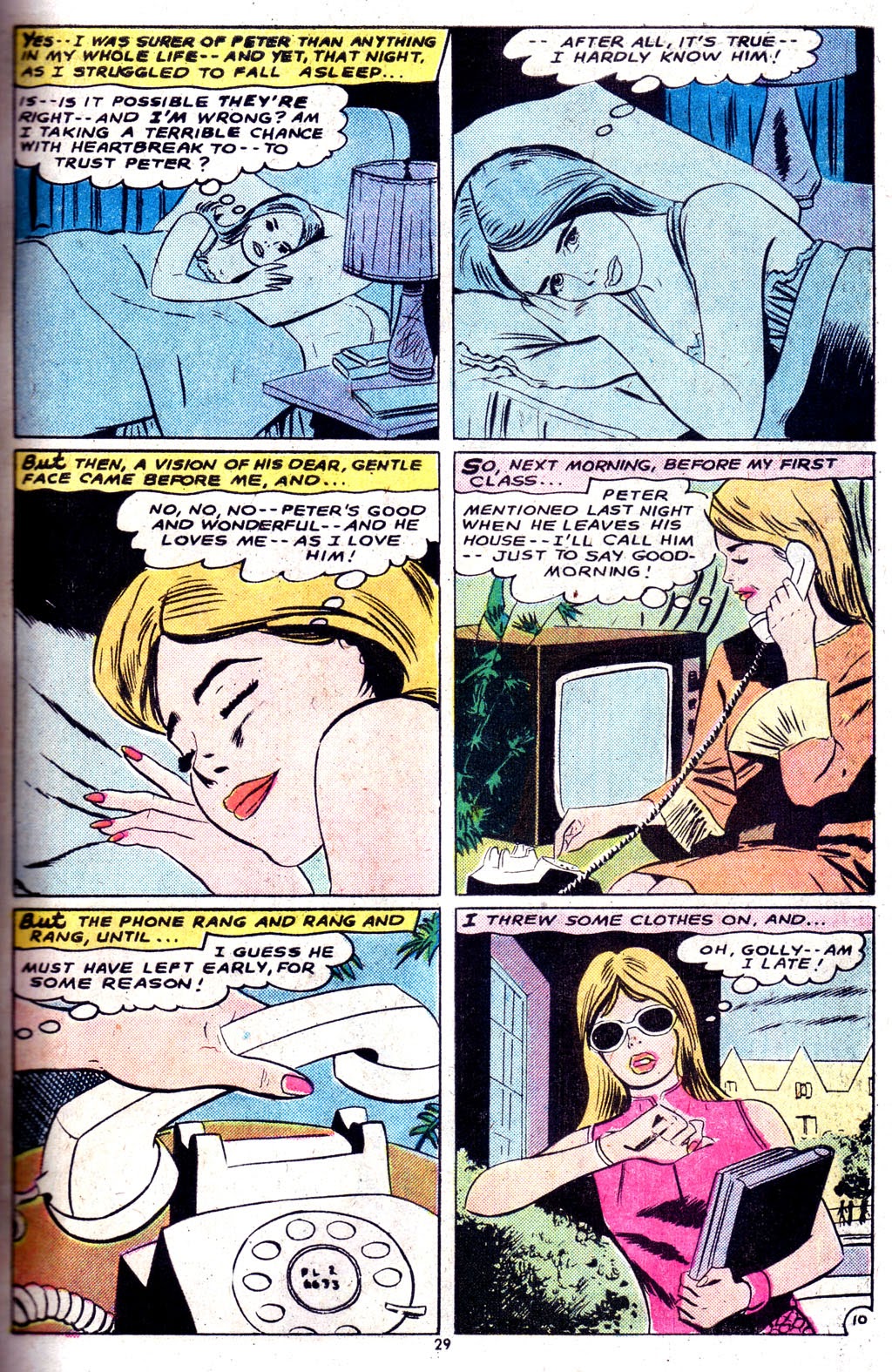 Read online Young Love (1963) comic -  Issue #112 - 29
