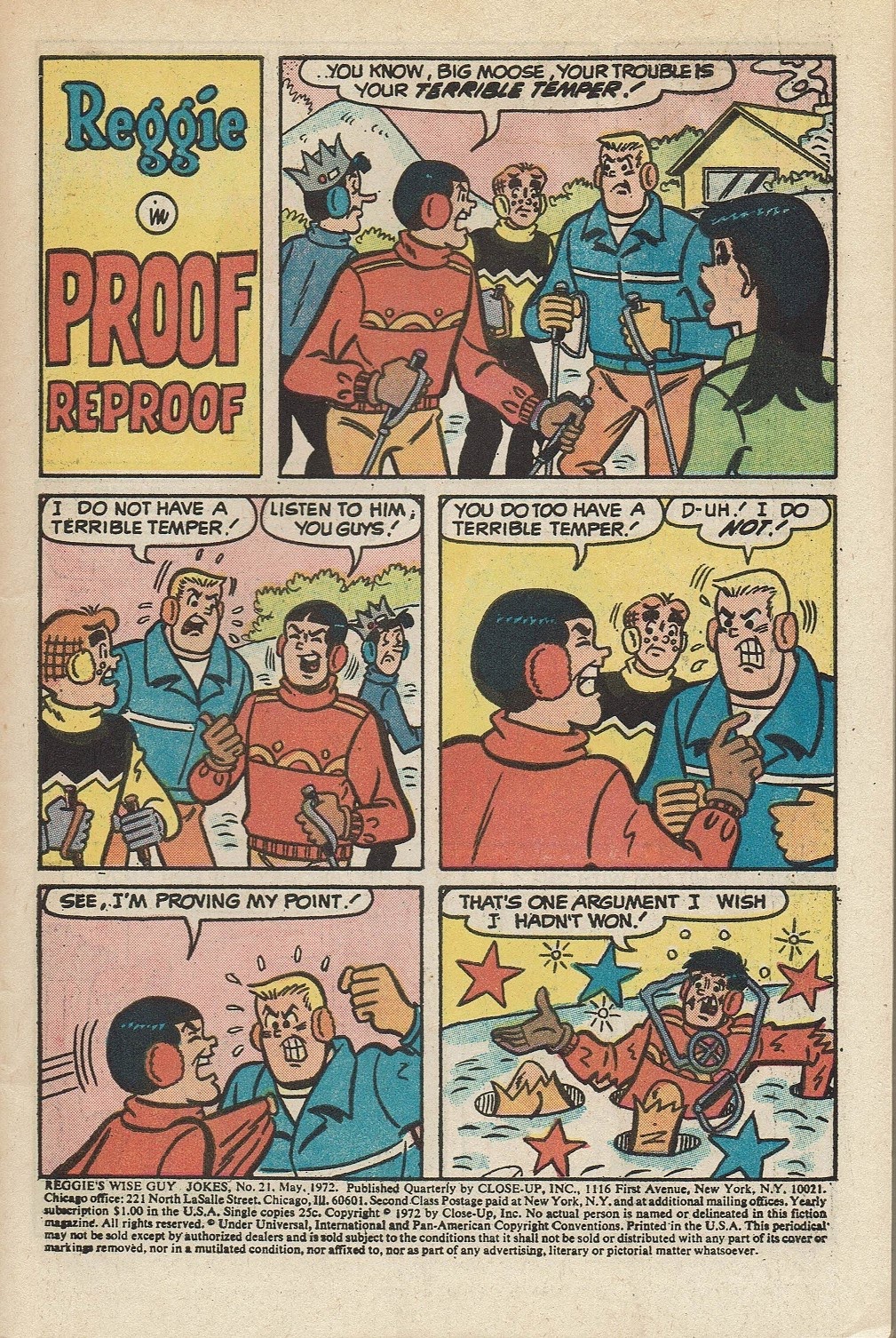 Read online Reggie's Wise Guy Jokes comic -  Issue #21 - 3