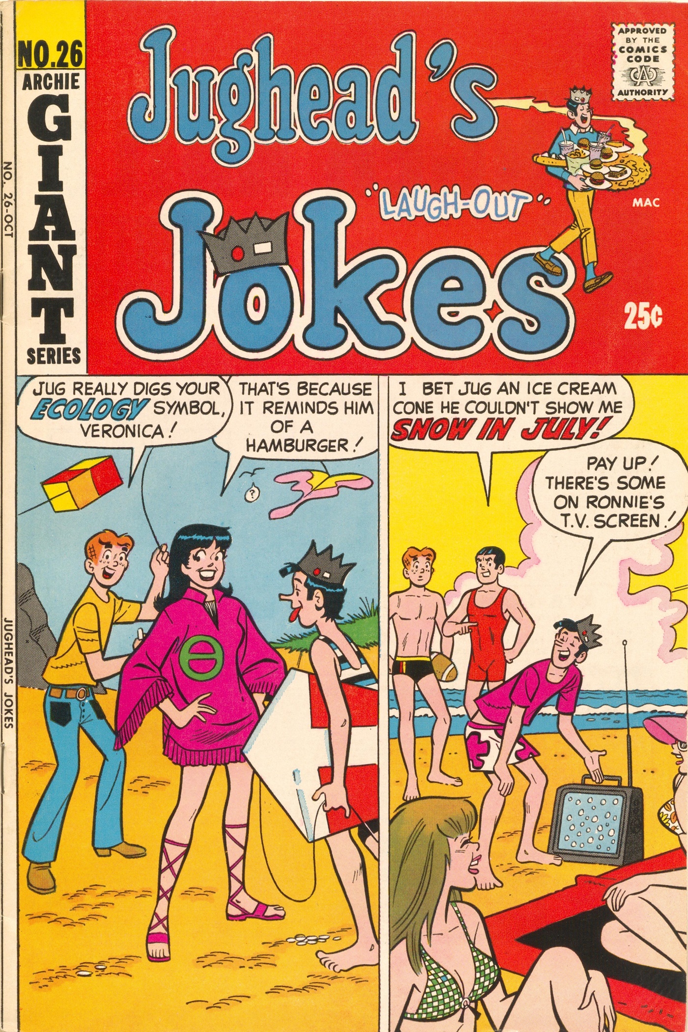 Read online Jughead's Jokes comic -  Issue #26 - 1