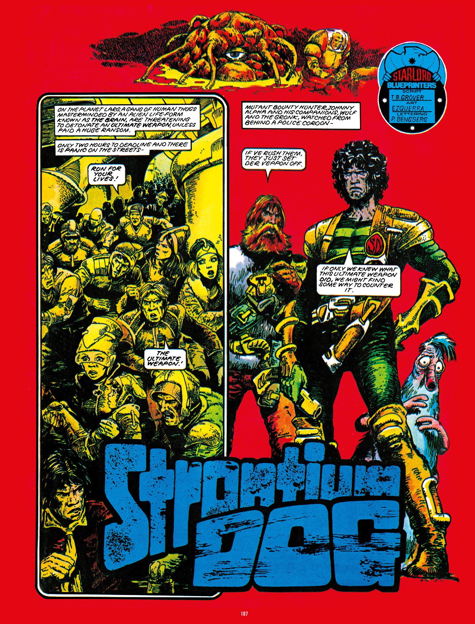 Read online Strontium Dog Search and Destroy: The Starlord Years comic -  Issue # TPB - 94