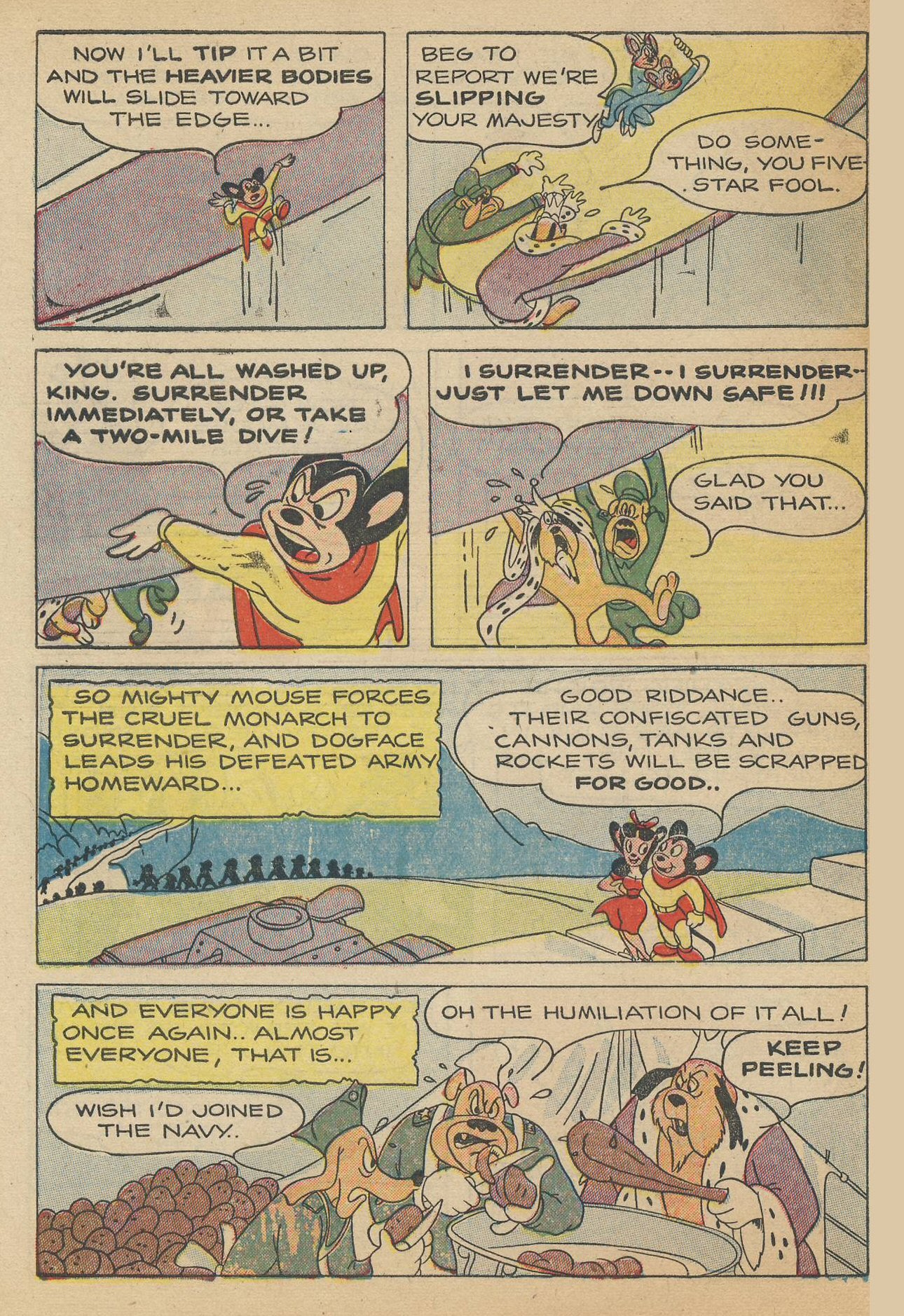 Read online Paul Terry's Mighty Mouse Comics comic -  Issue #45 - 98