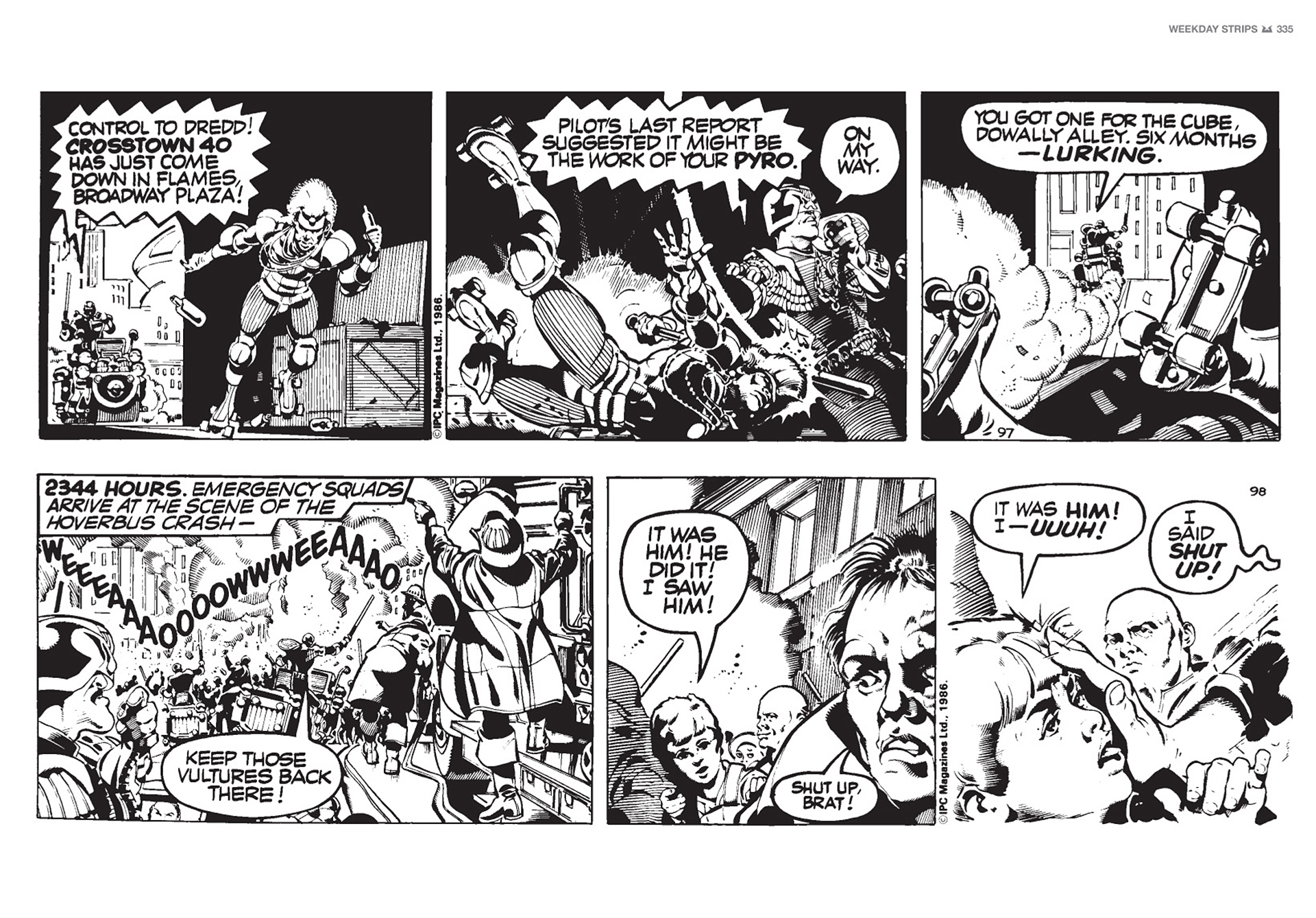 Read online Judge Dredd: The Daily Dredds comic -  Issue # TPB 1 - 338