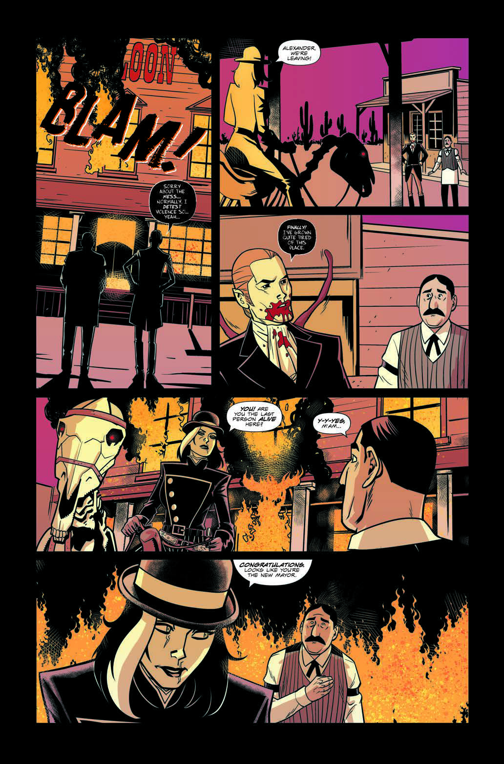 Read online Midnight Western Theatre comic -  Issue #1 - 22