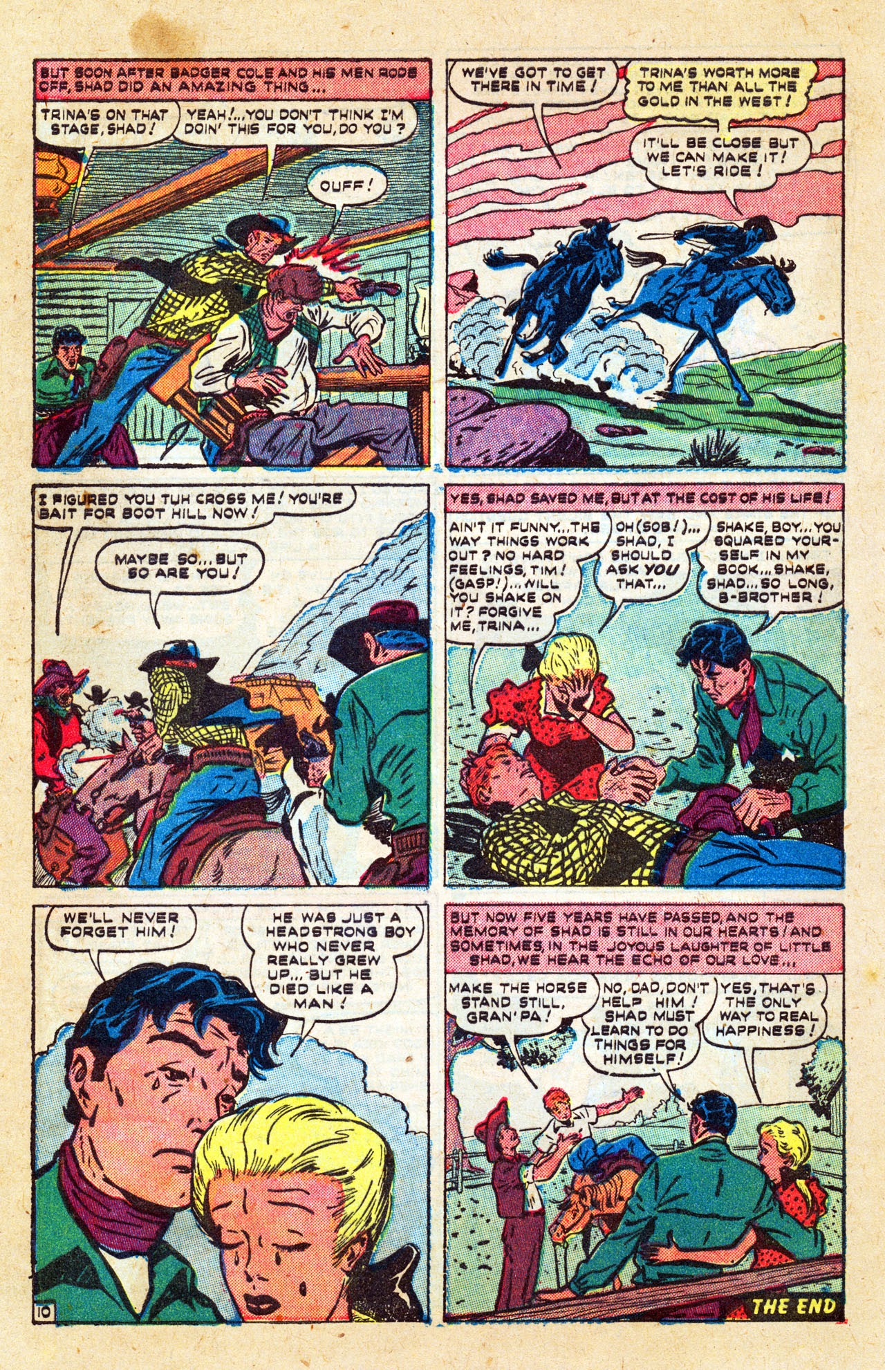 Read online Cowboy Romances comic -  Issue #1 - 12