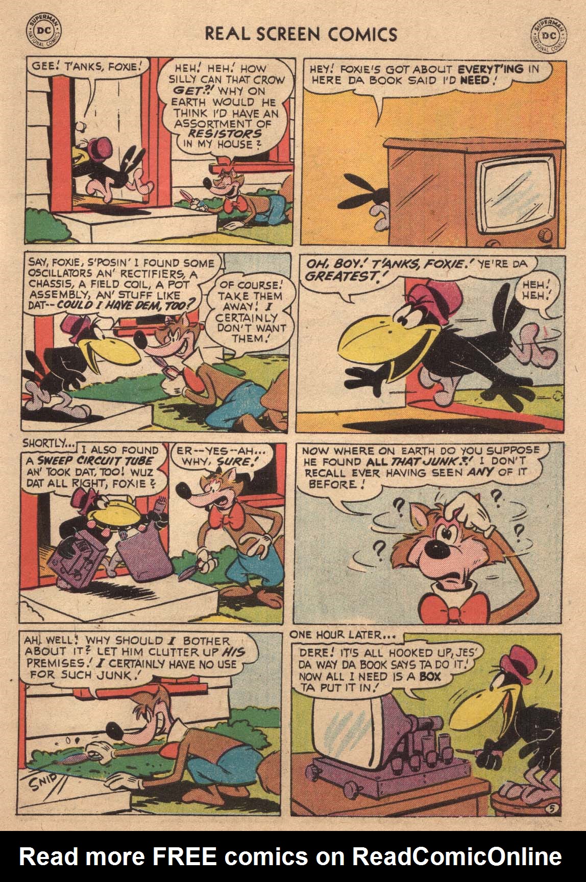 Read online Real Screen Comics comic -  Issue #96 - 31