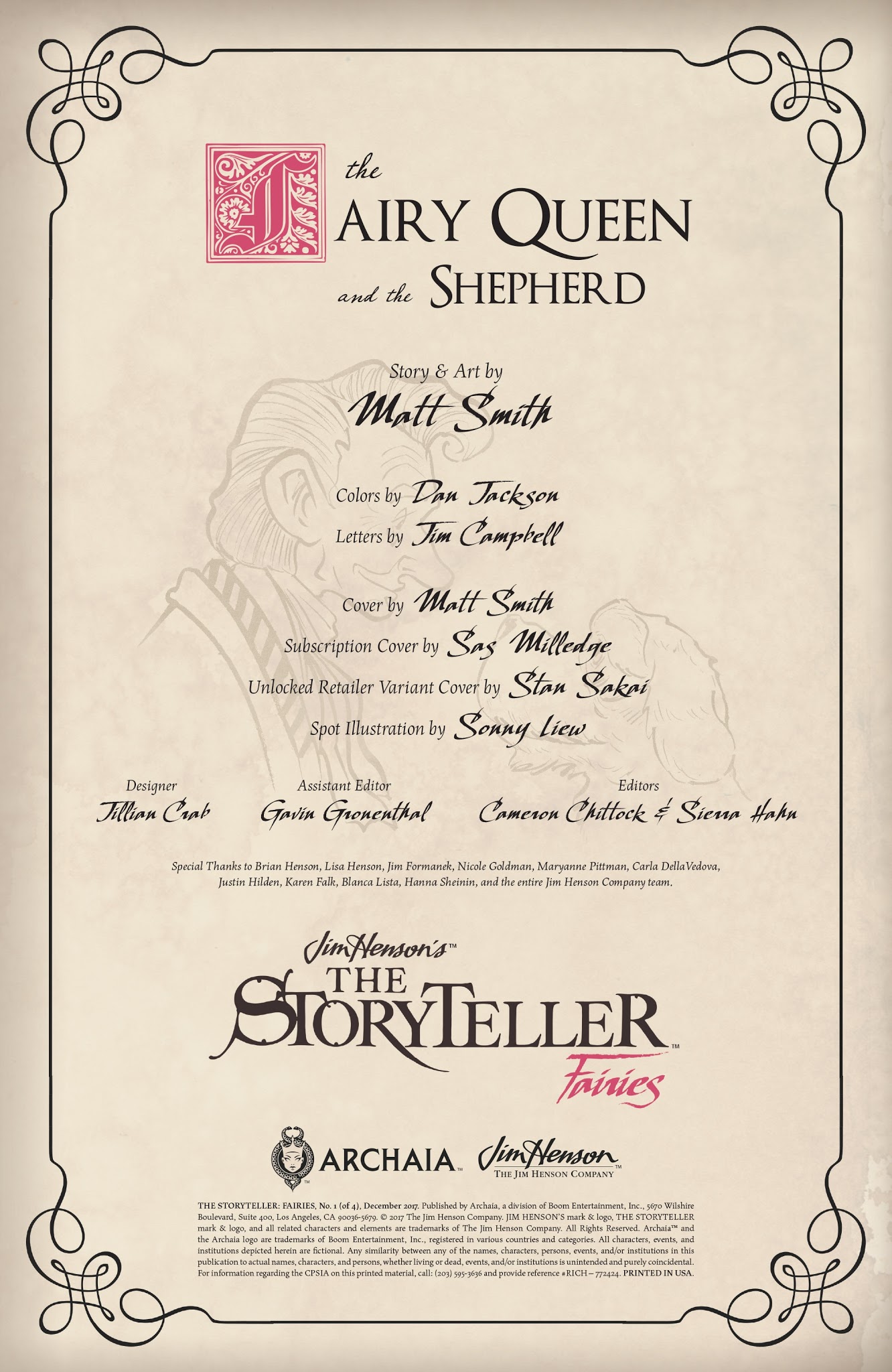 Read online The Storyteller: Fairies comic -  Issue #1 - 2