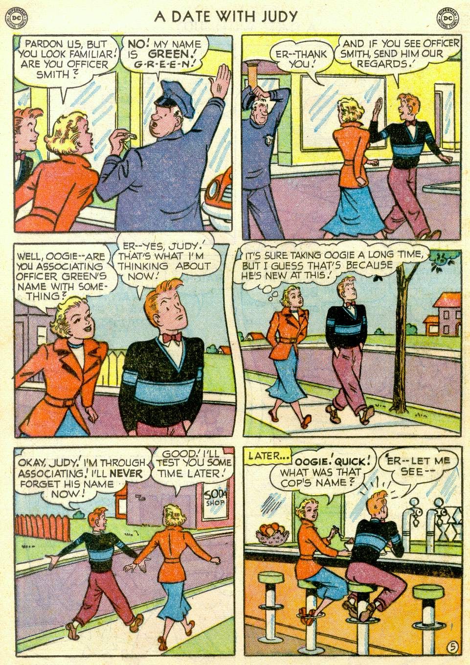 Read online A Date with Judy comic -  Issue #19 - 22