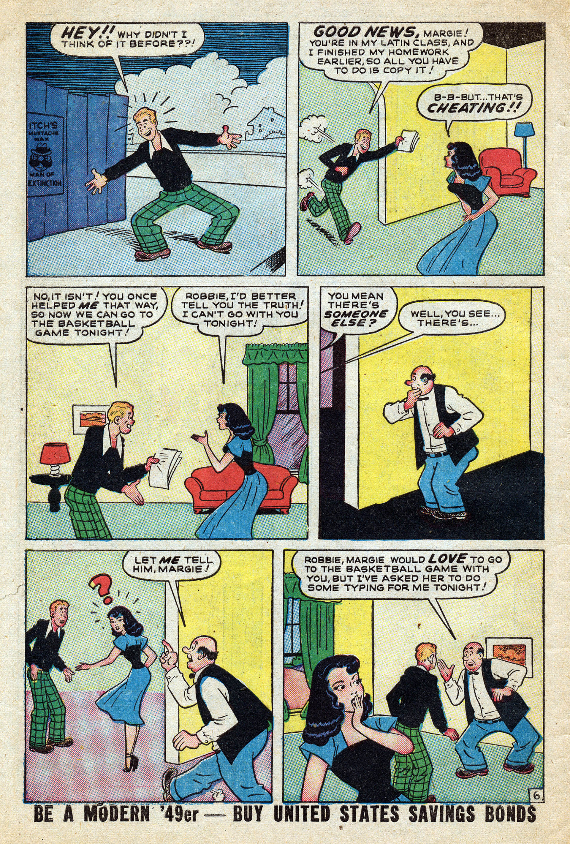 Read online Margie Comics comic -  Issue #48 - 46