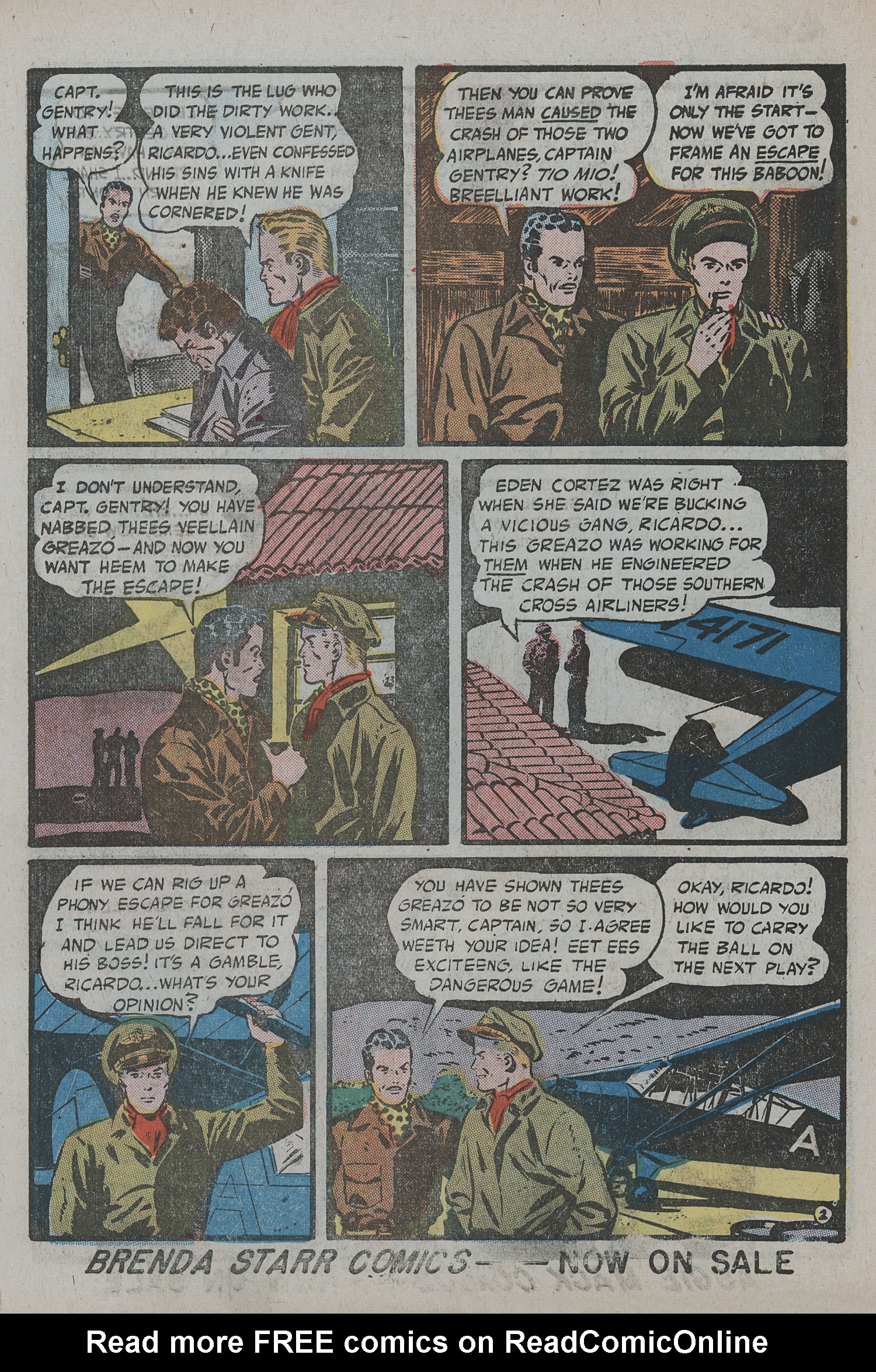 Read online Bruce Gentry comic -  Issue #1 - 22