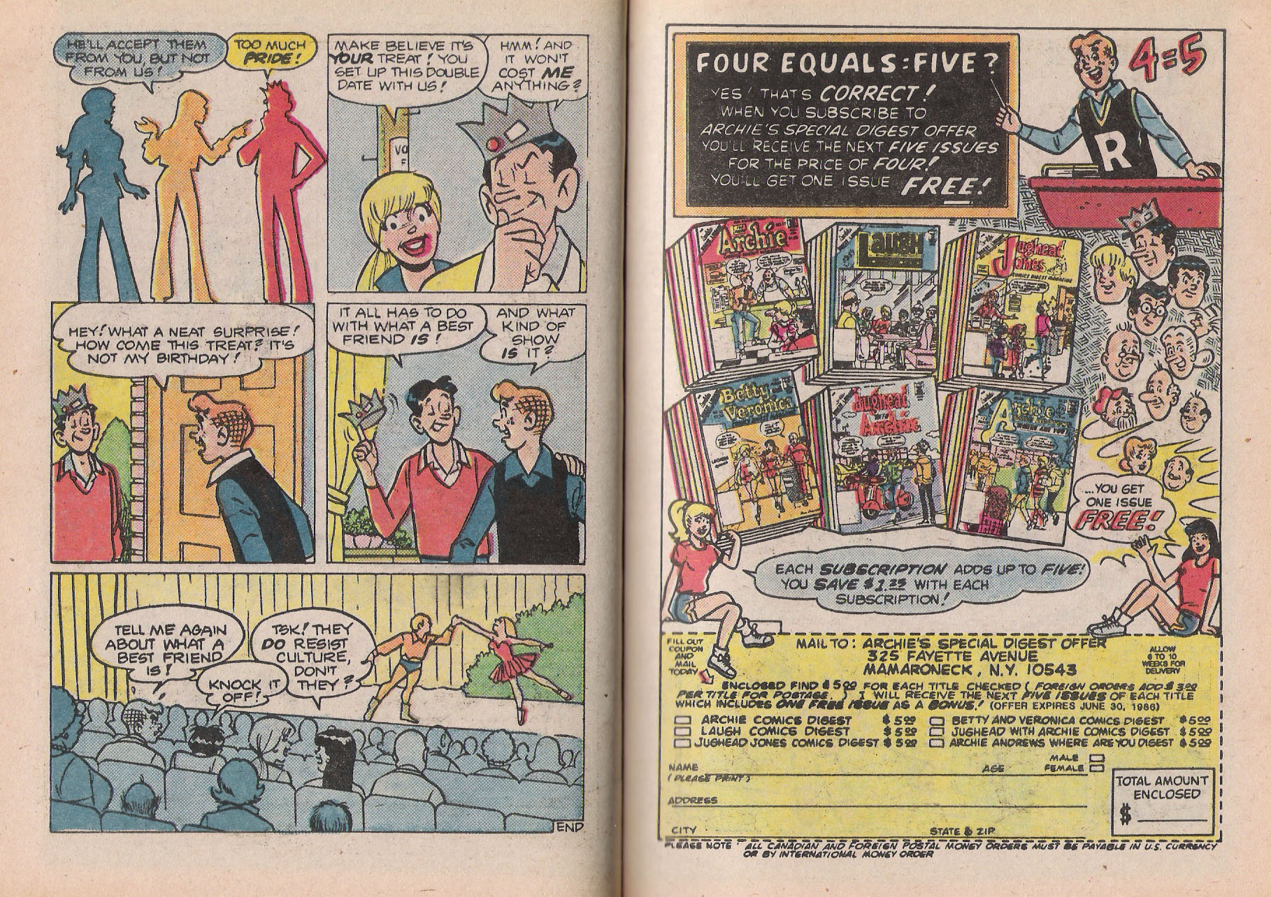 Read online Archie Digest Magazine comic -  Issue #77 - 44