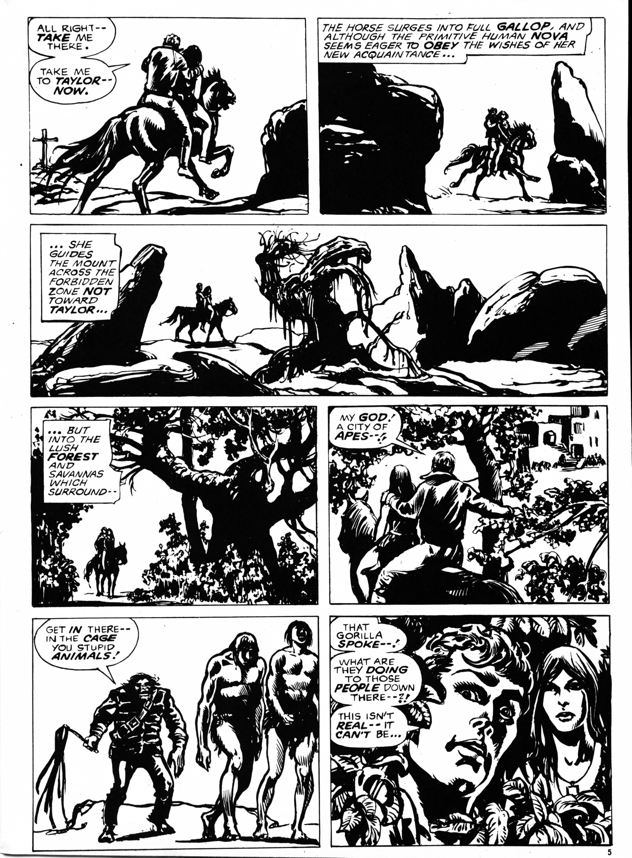 Read online Planet of the Apes (1974) comic -  Issue #36 - 5