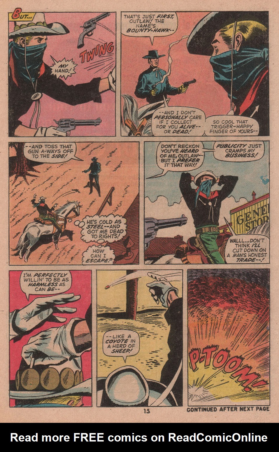 Read online The Outlaw Kid (1970) comic -  Issue #12 - 17