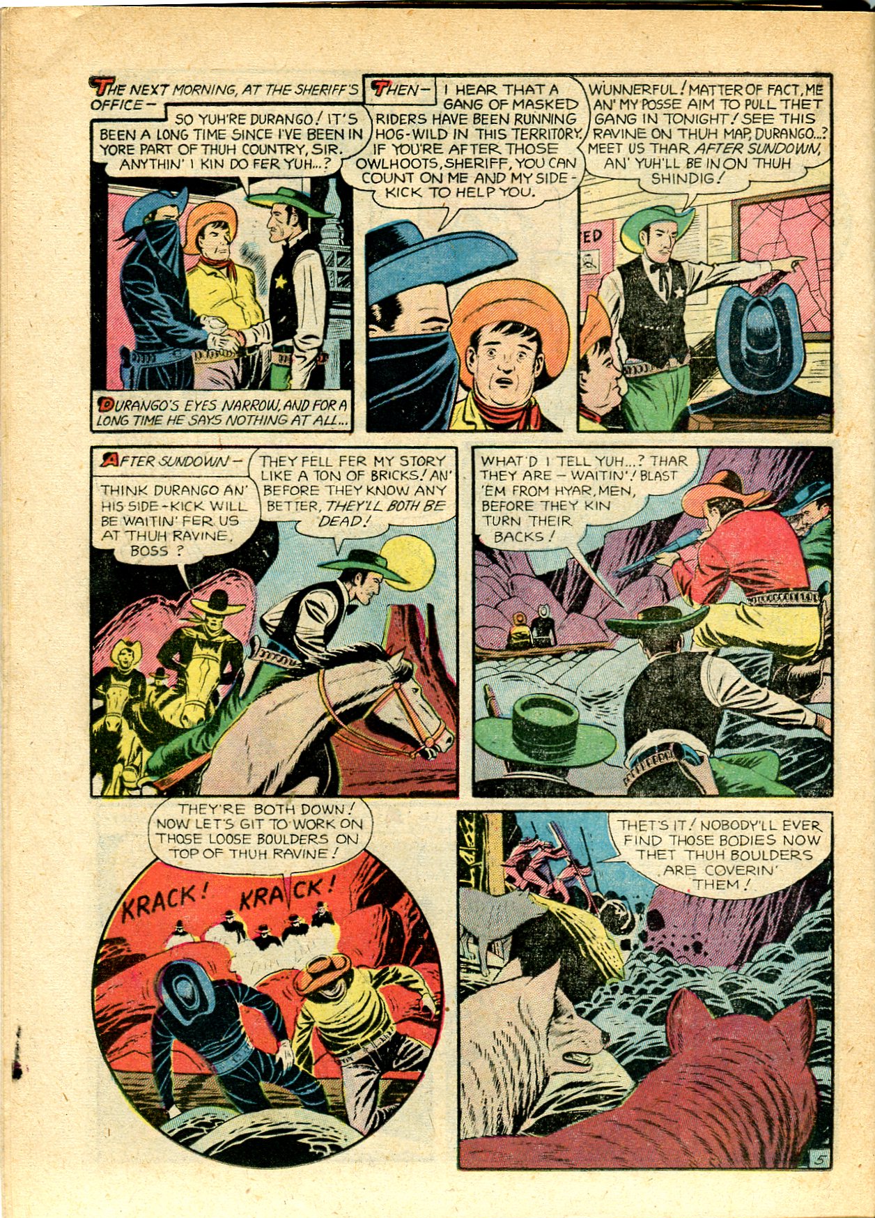 Read online Charles Starrett as The Durango Kid comic -  Issue #34 - 24