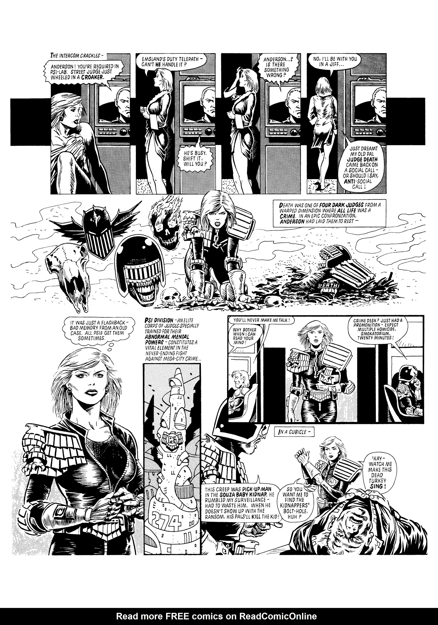 Read online Judge Anderson: The Psi Files comic -  Issue # TPB 1 - 7