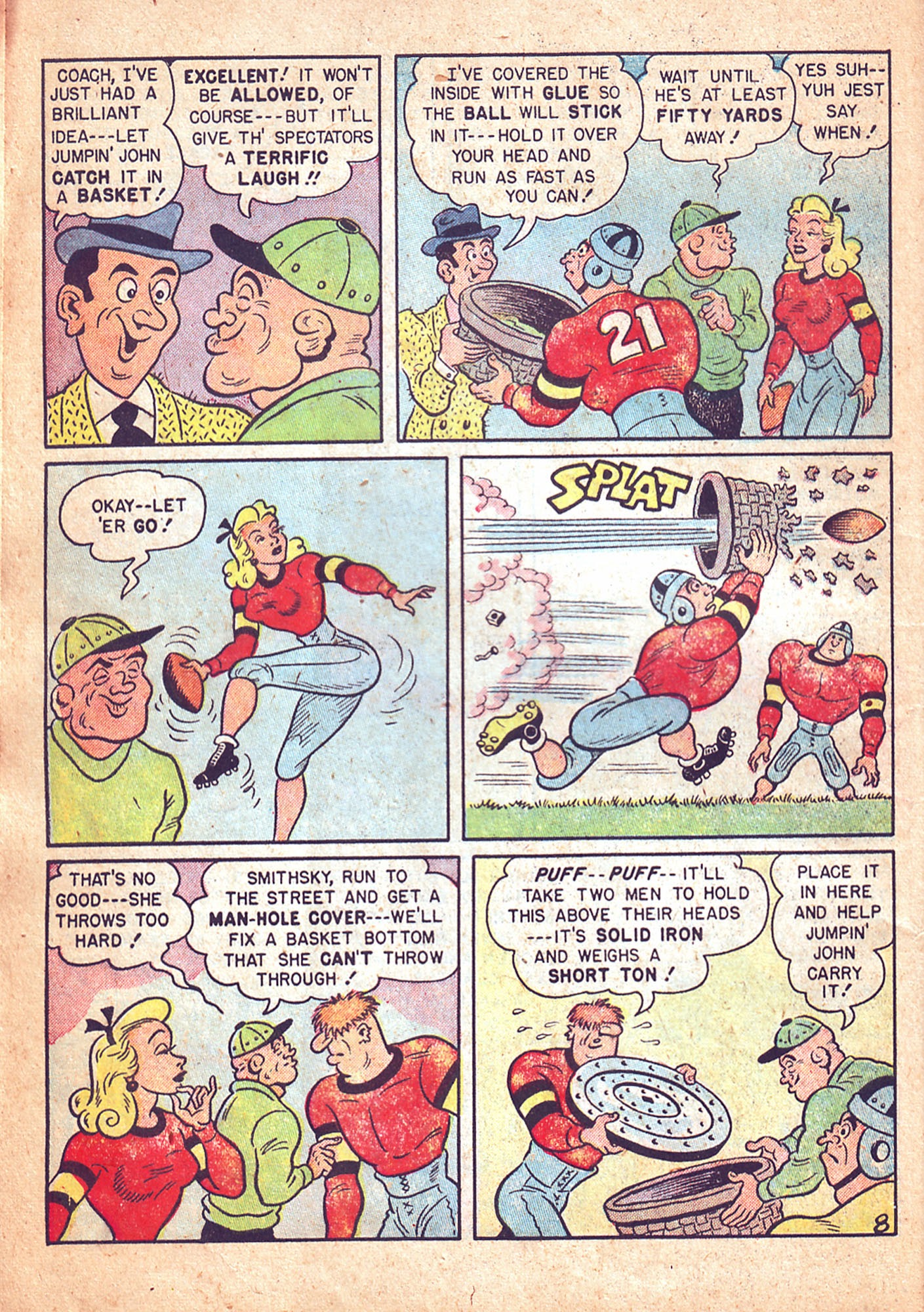 Read online Babe (1948) comic -  Issue #4 - 10
