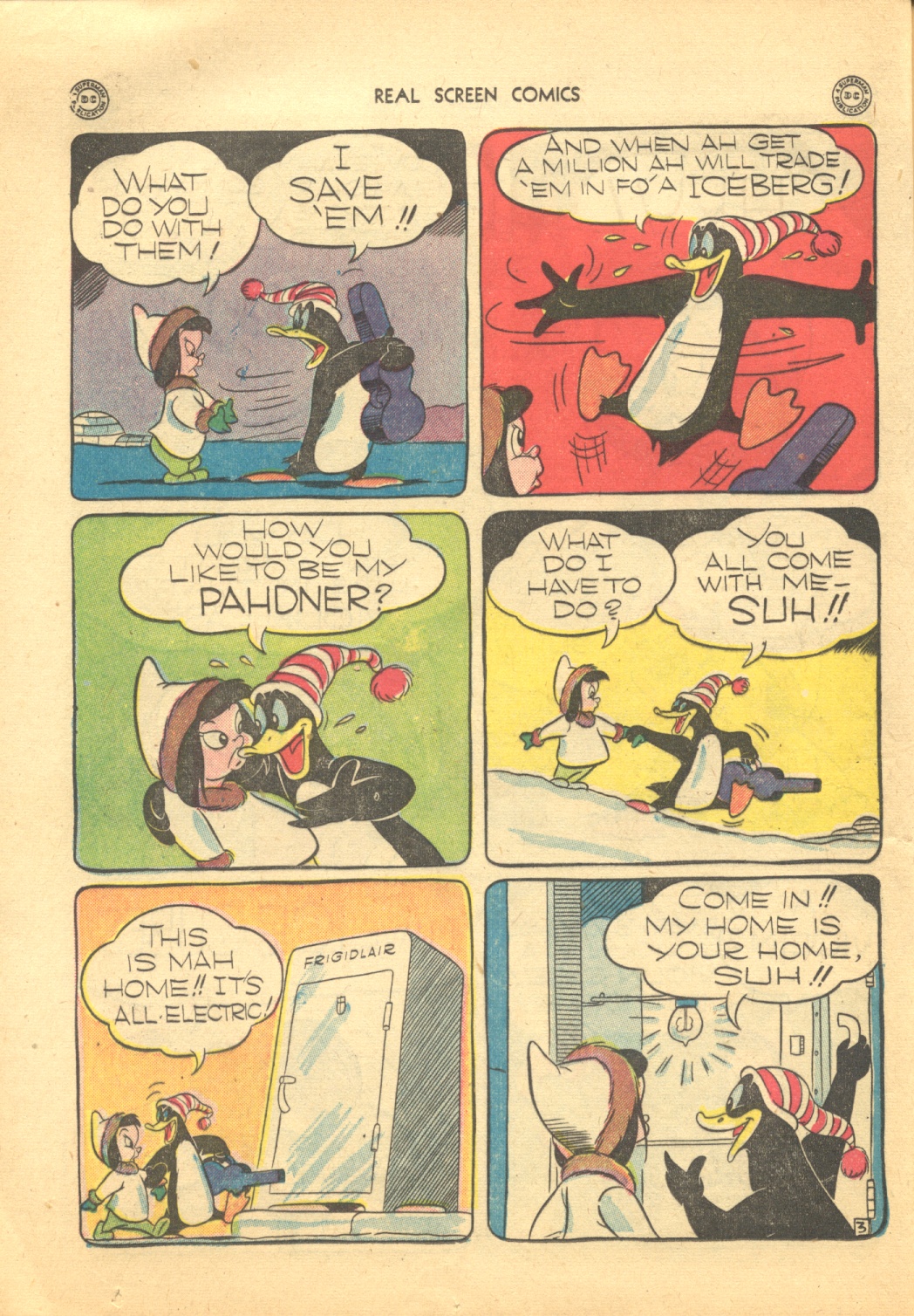 Read online Real Screen Comics comic -  Issue #3 - 17