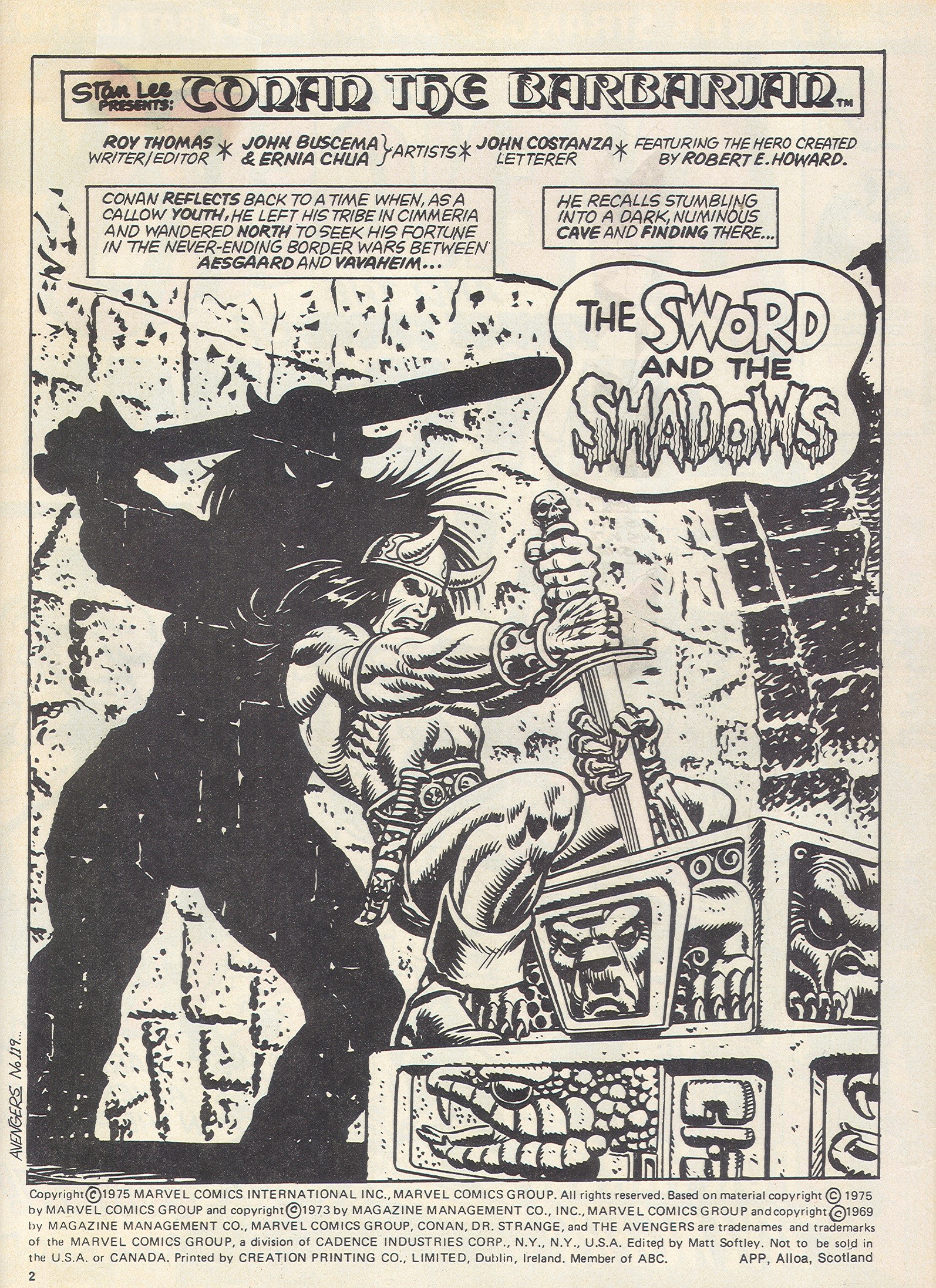 Read online The Avengers (1973) comic -  Issue #119 - 2